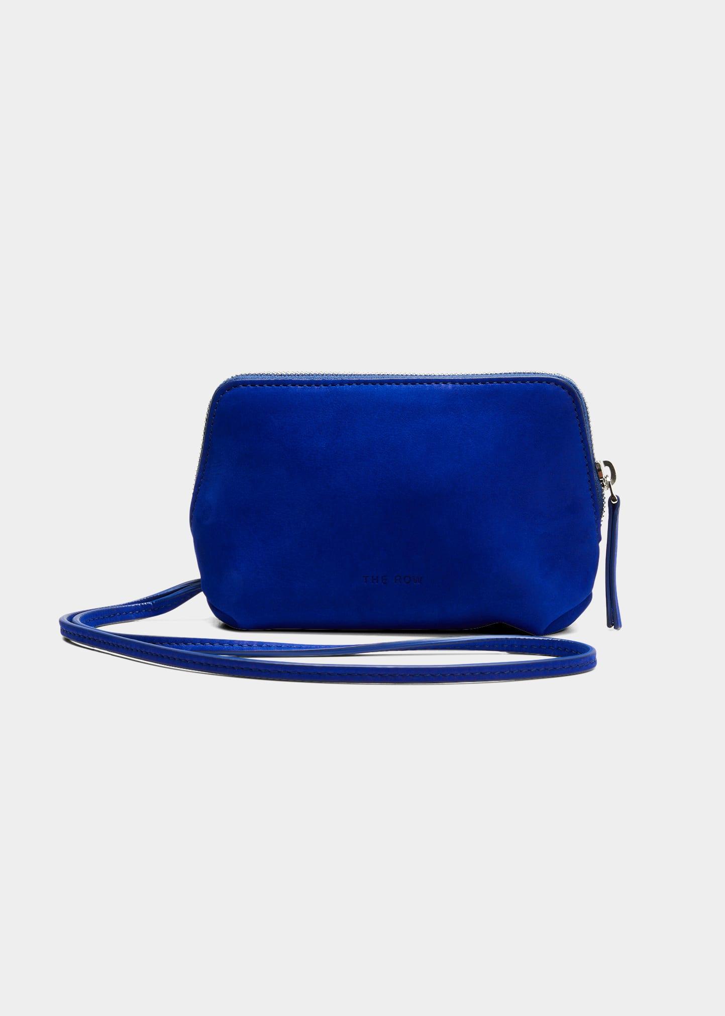 The Row Owen Pouch Bag In Nubuck Leather in Blue Lyst