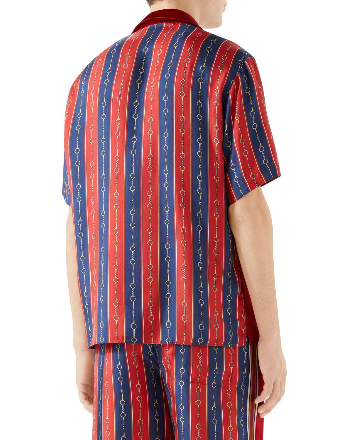 silk short sleeve shirt mens