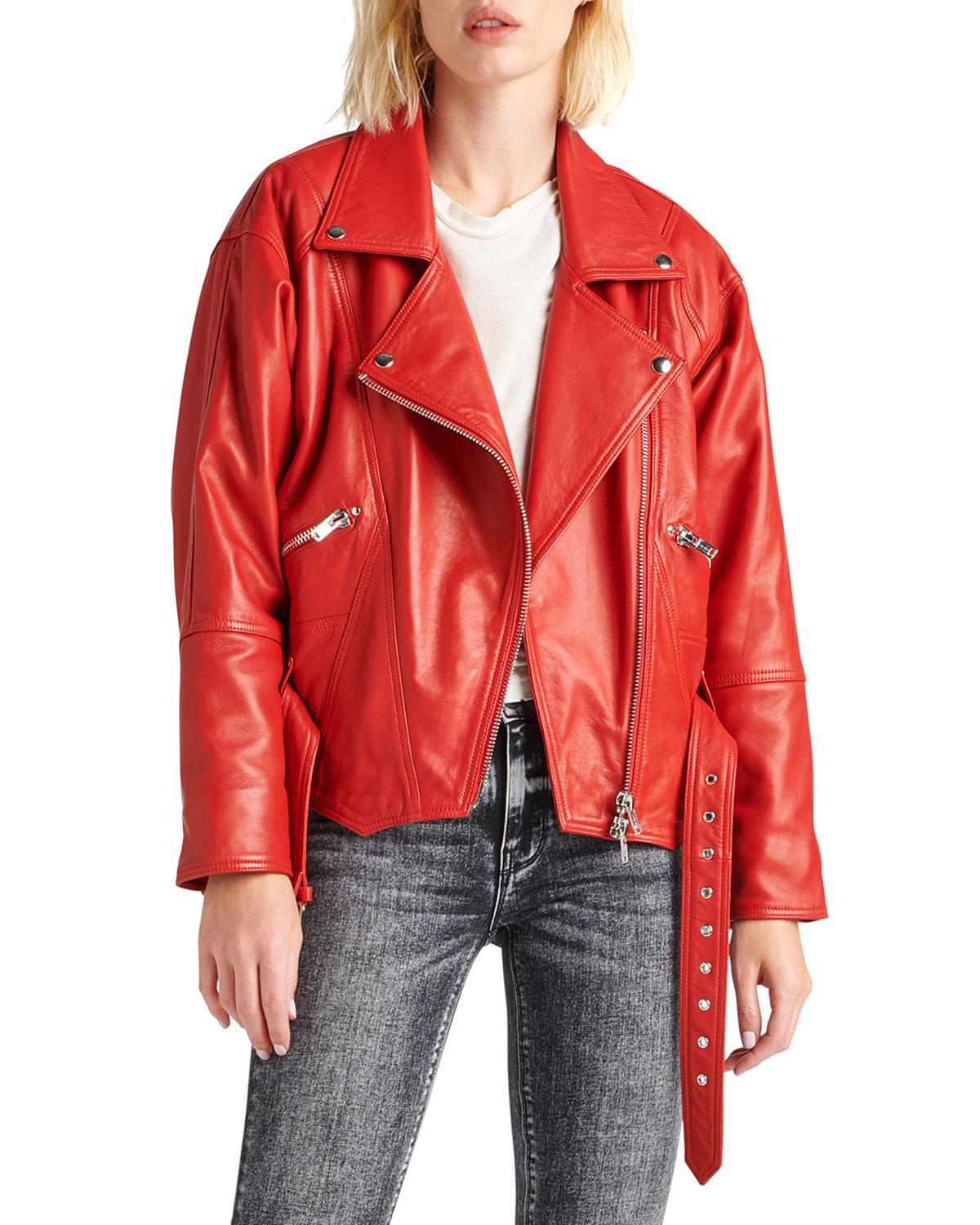 hudson jeans leather jacket