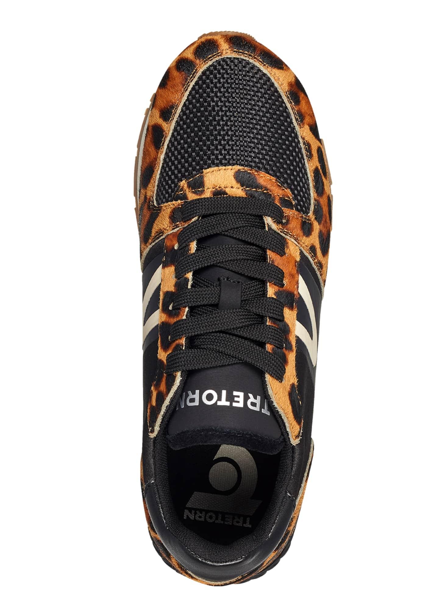 tretorn loyola leopard sneakers