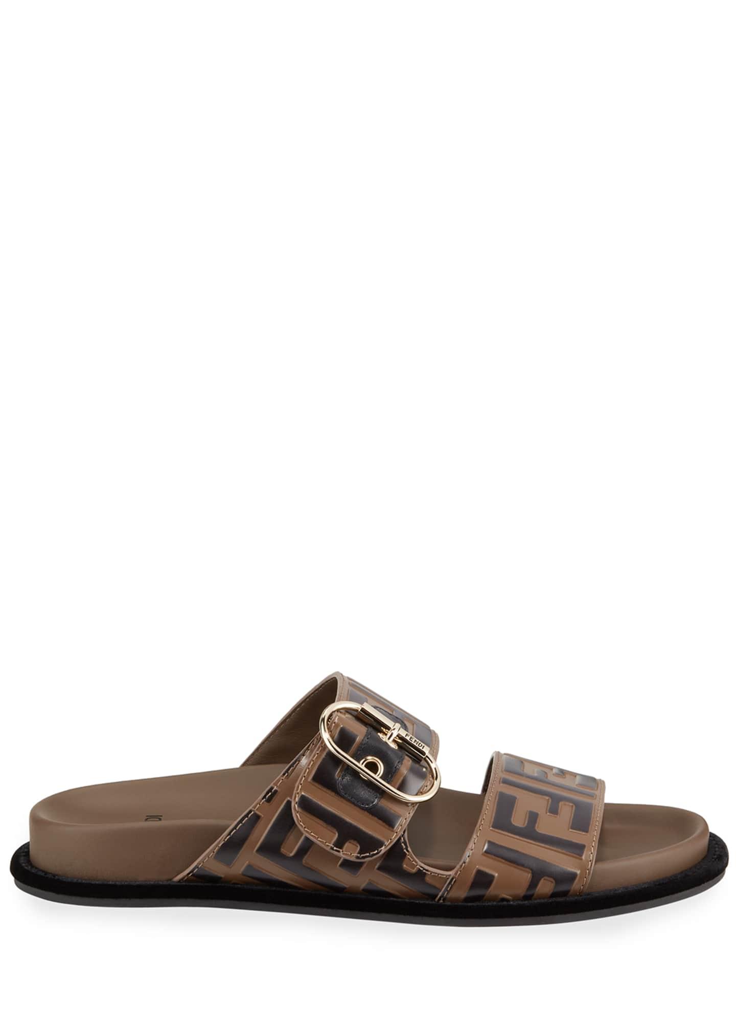 fendi slip on sandals