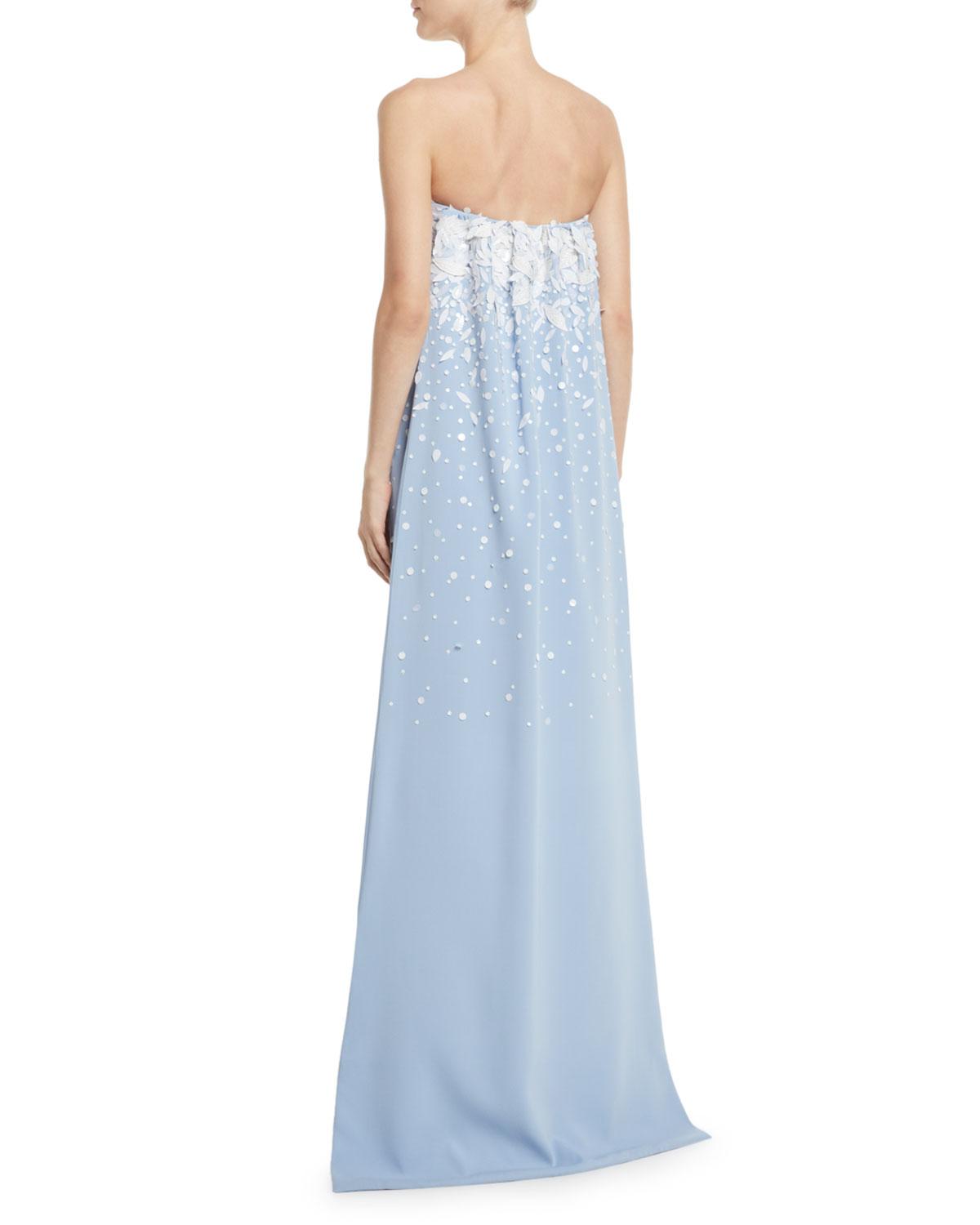 baby blue cape dress