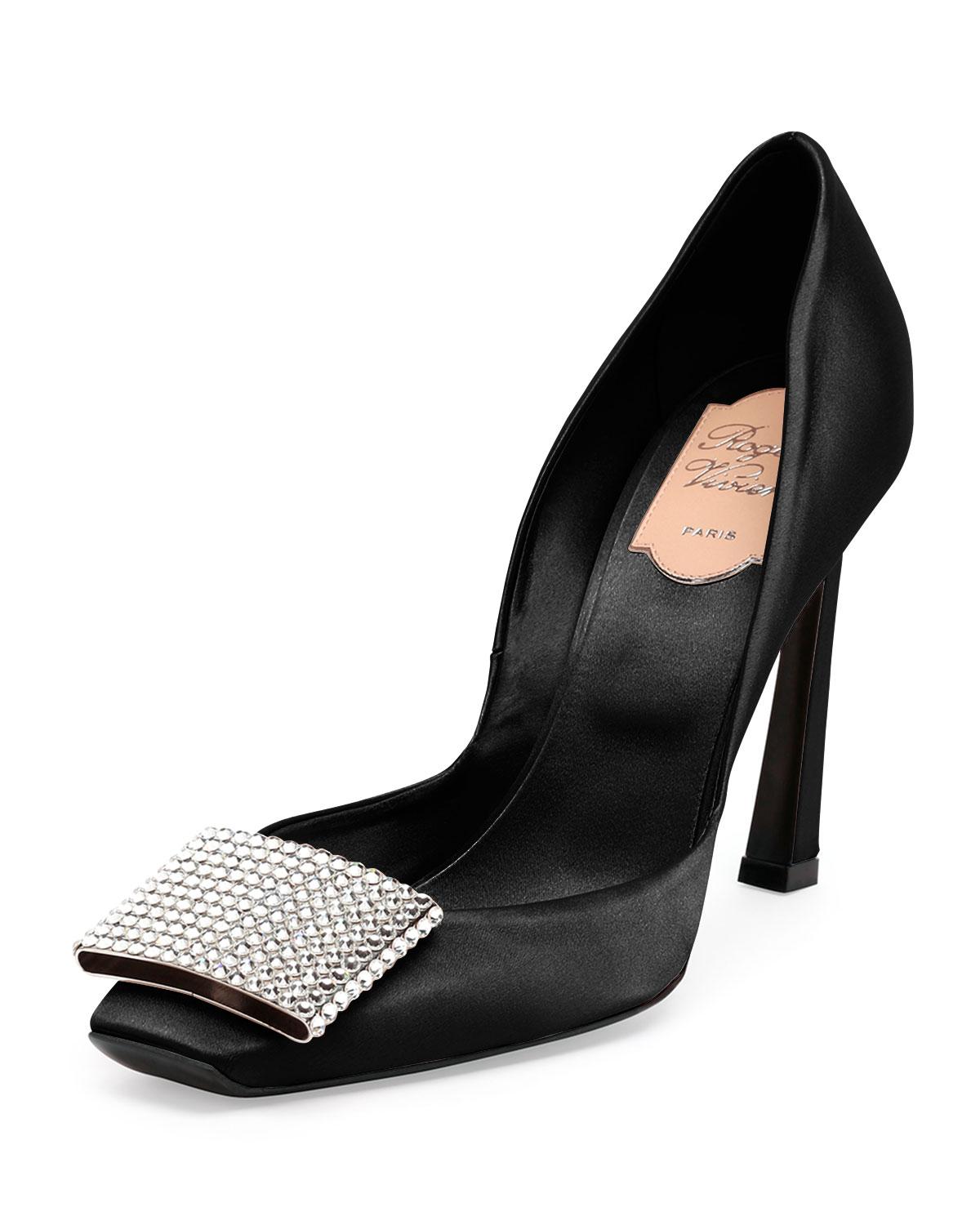 roger vivier satin