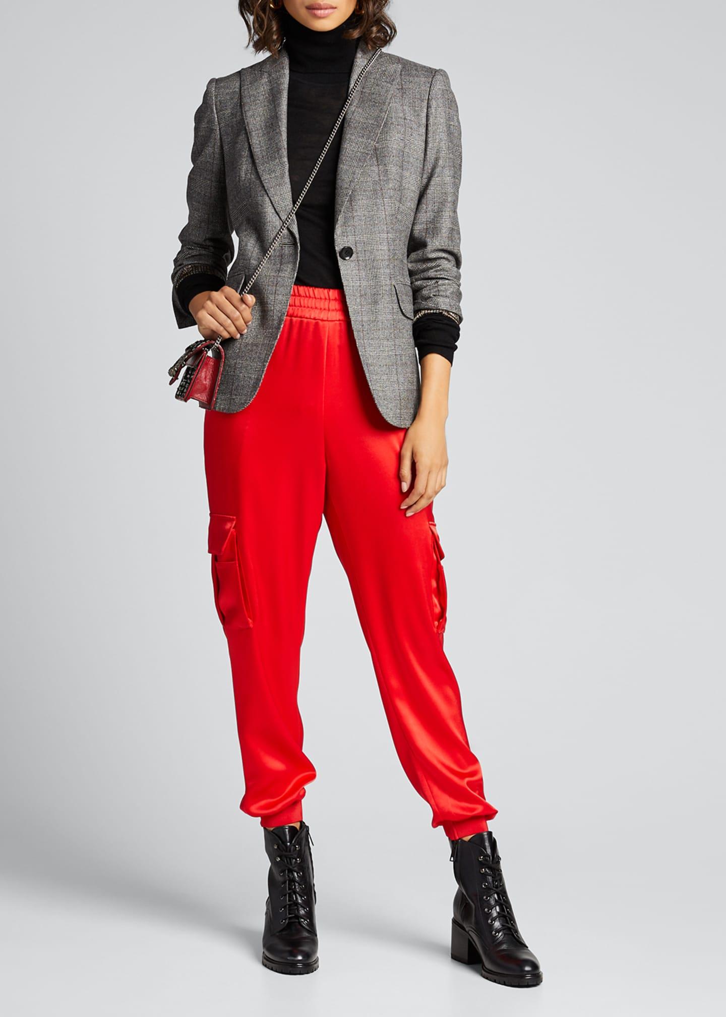 alice and olivia red pants