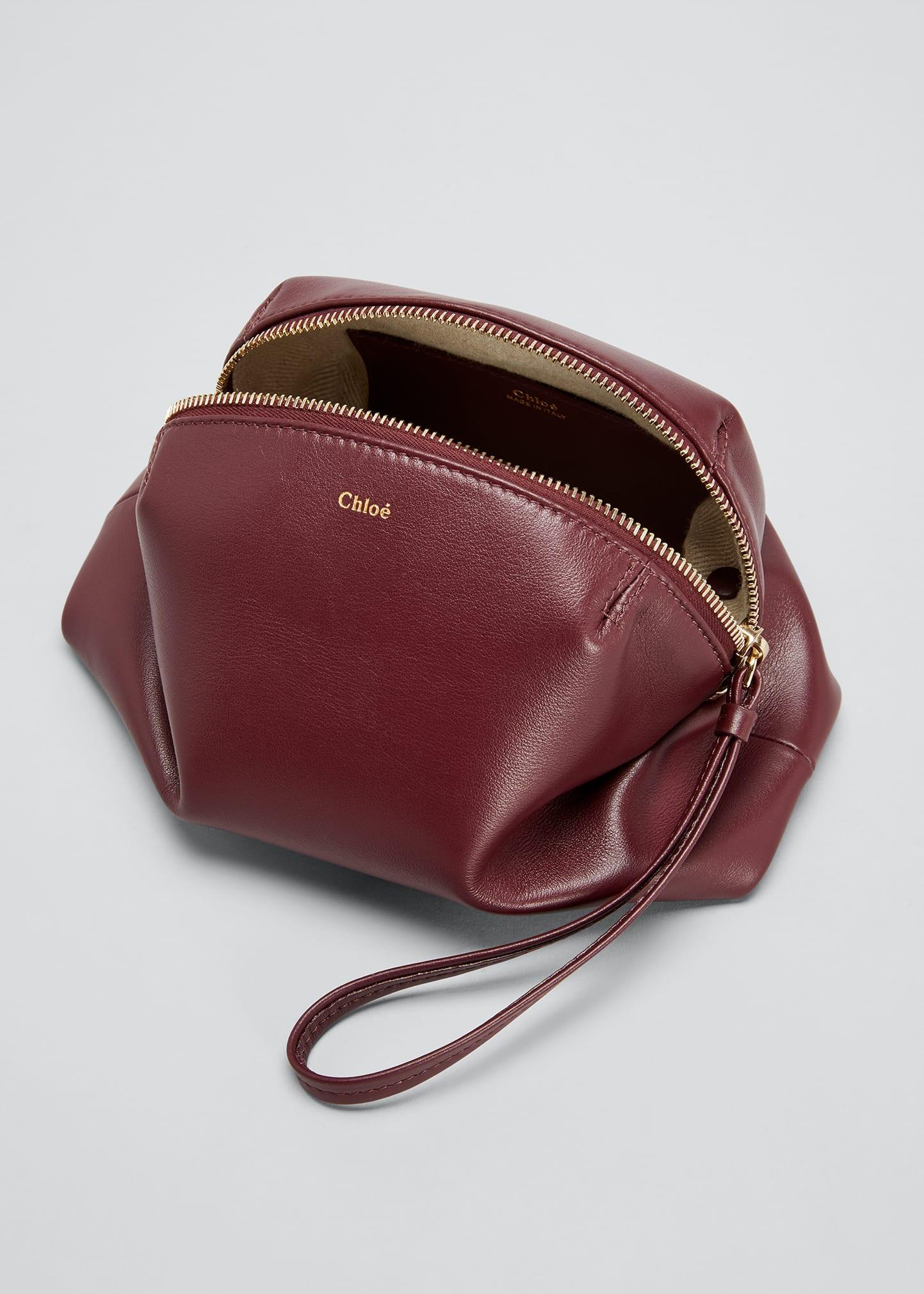 Chloé Judy Mini Slouchy Leather Crossbody Bag in Red | Lyst