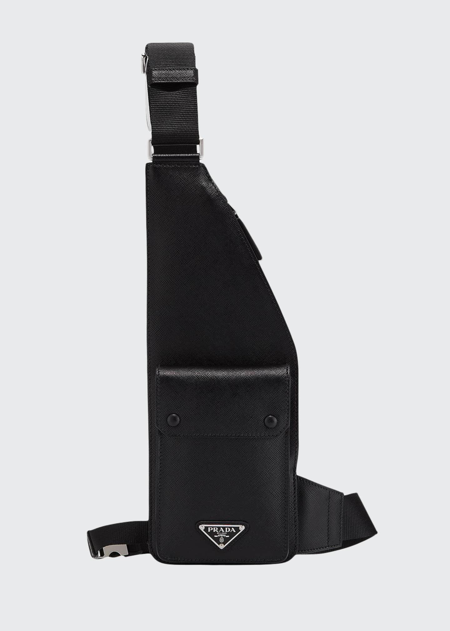 Prada Crossbody Bag Men 2VH1572FOQOLBF0L8P Leather Black Sun 2240€