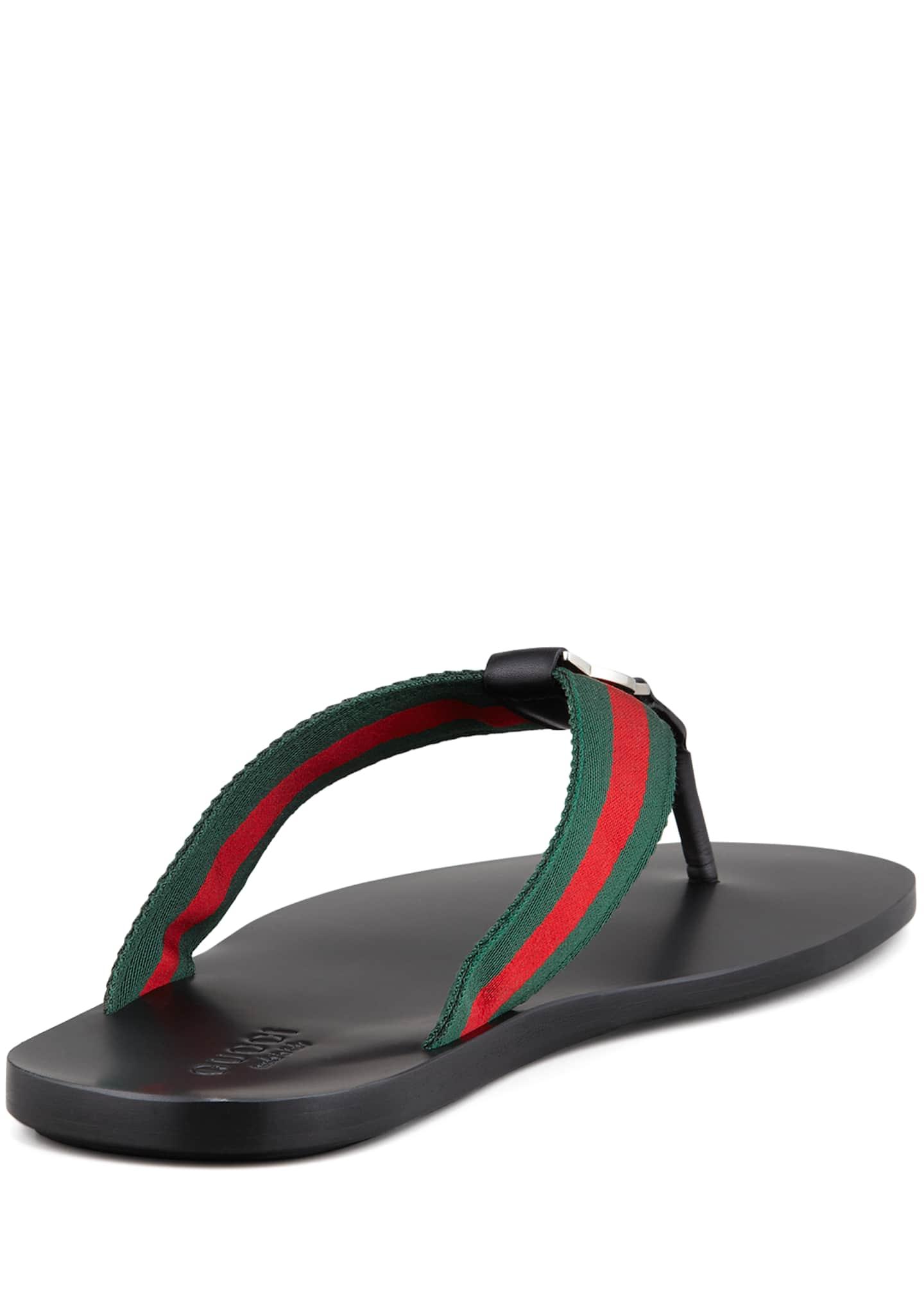 gg line signature web thong sandal