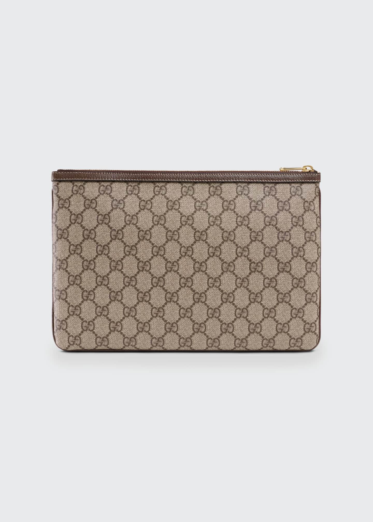 Gucci GUCCI Pouch Ladies Ophidia GG Supreme Brown Beige 548393