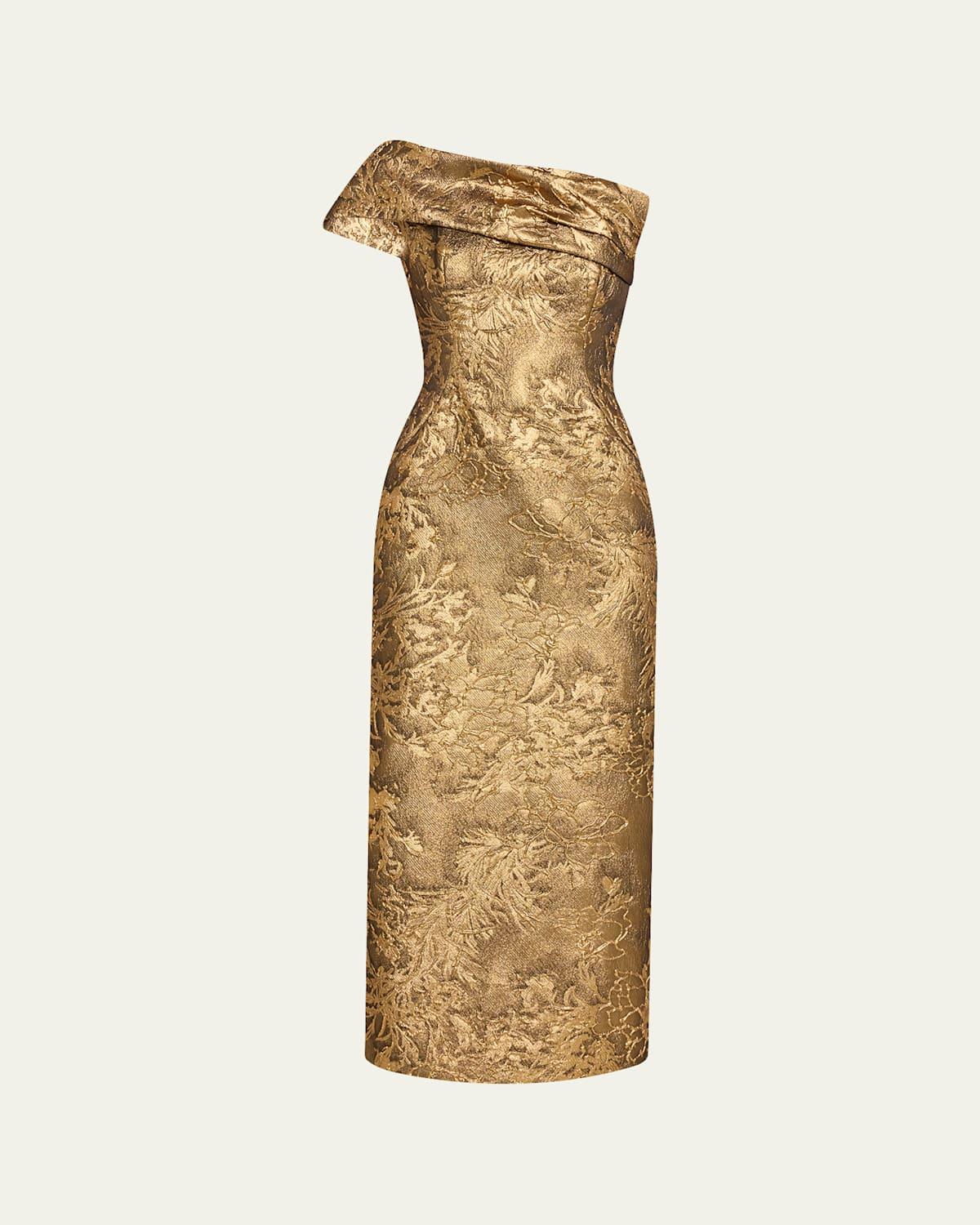 Gold Dresses for Women | Lyst
