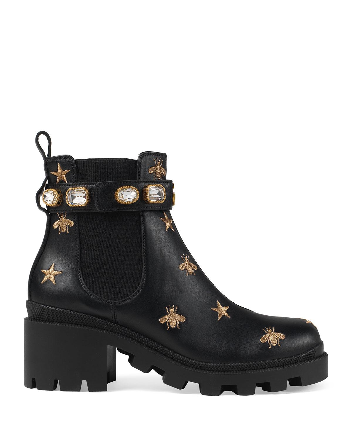 gucci bee bootie