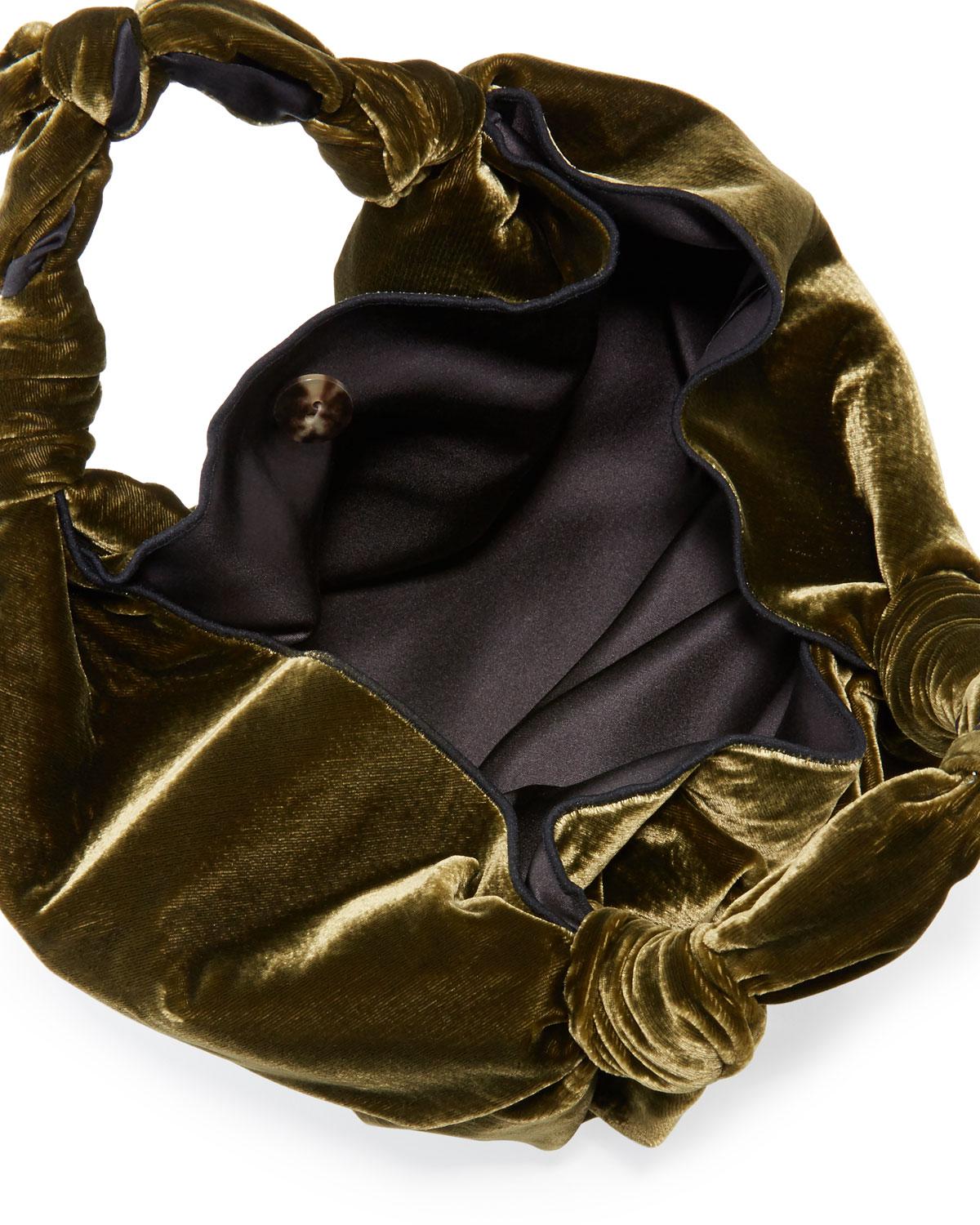 the row velvet bag