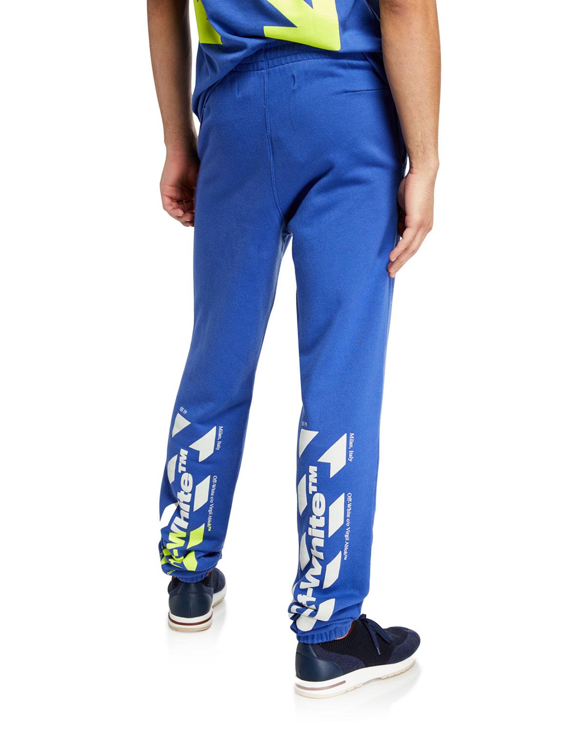 off white logo sweatpants