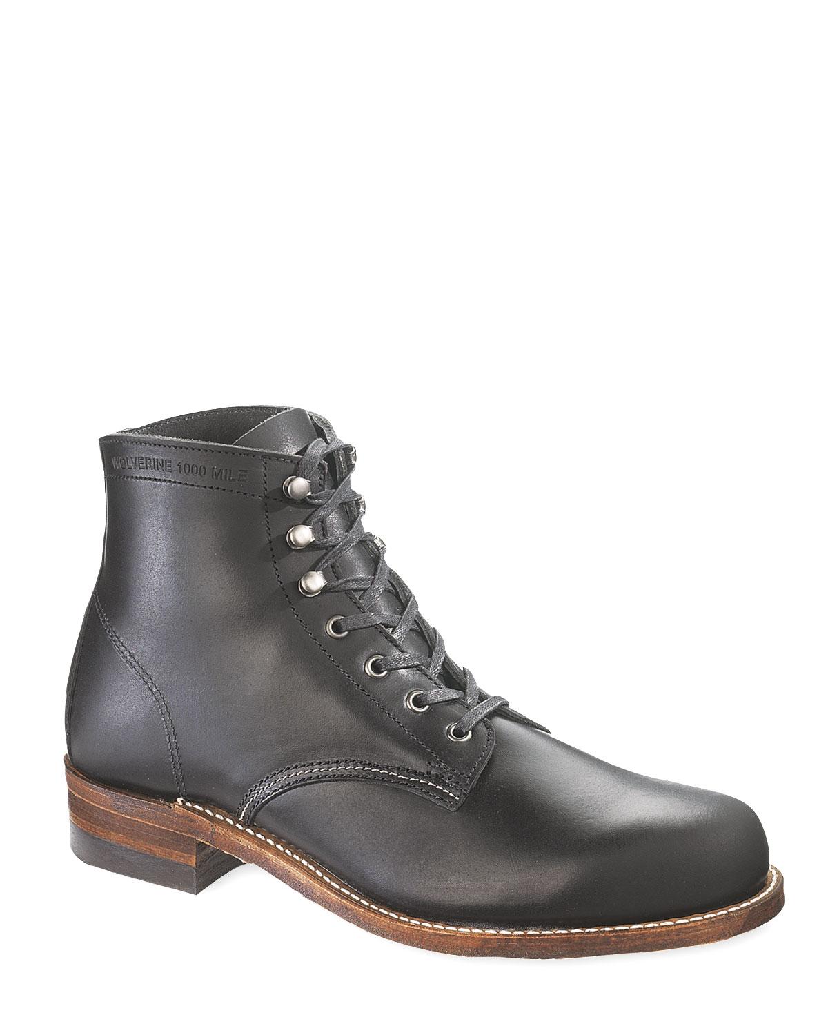 Wolverine Leather 1000 Mile Boot in Black - Save 7% - Lyst