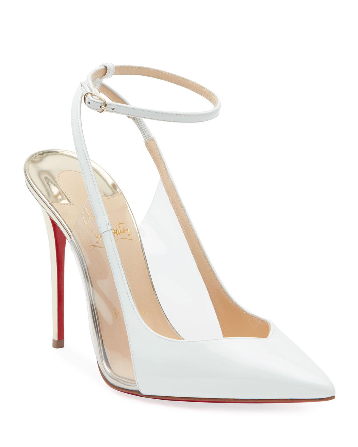 white gold pumps