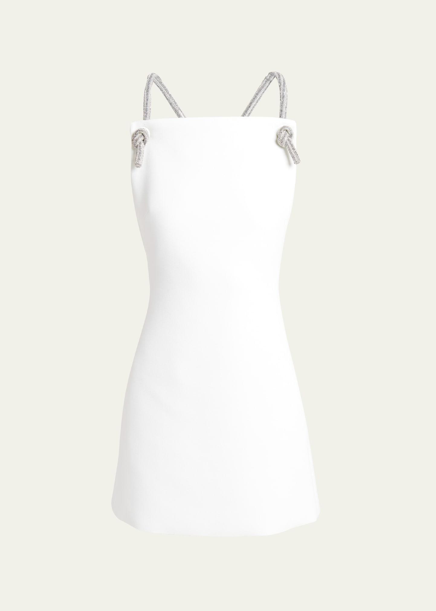Versace back cady shift mini clearance dress