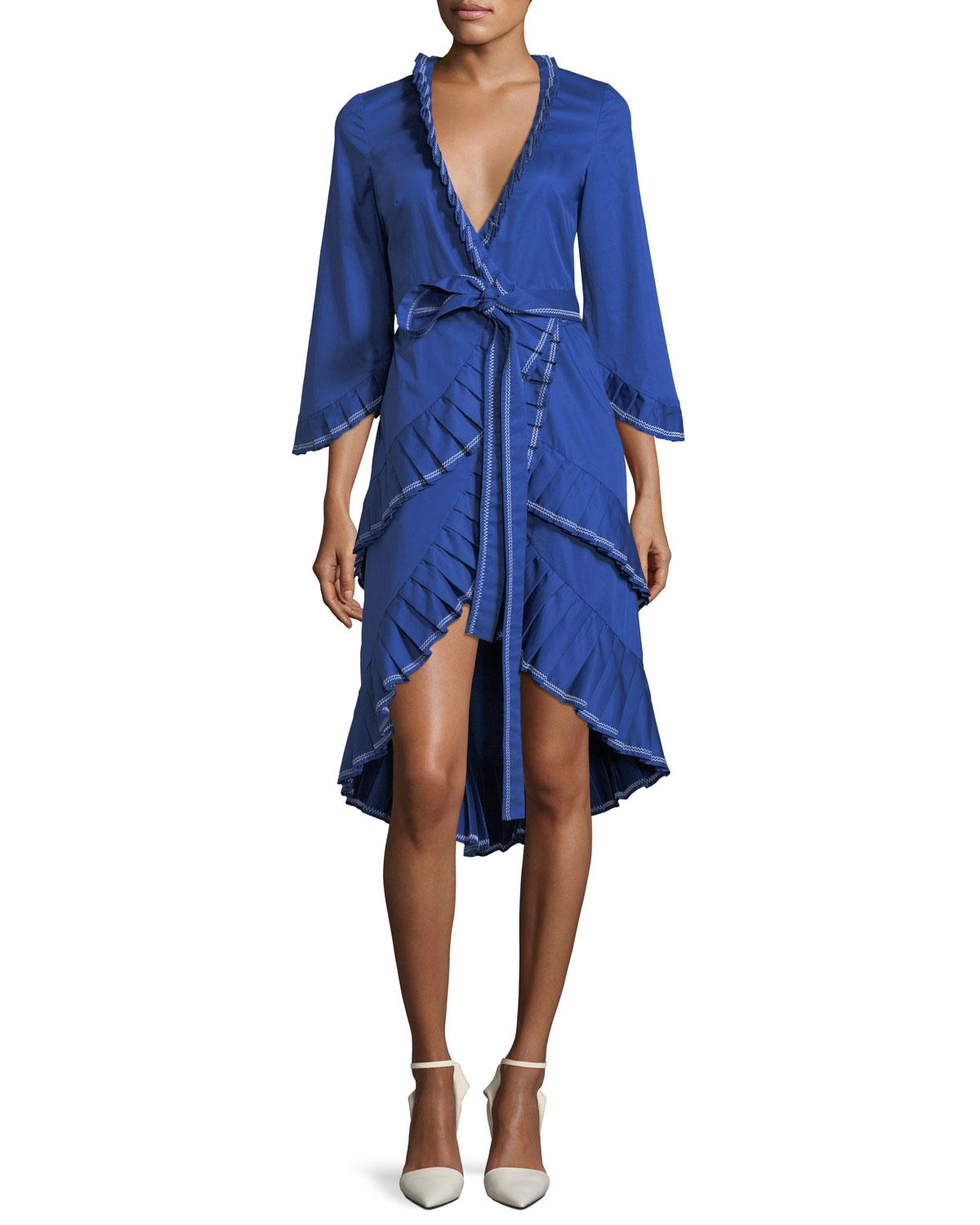 alexis wrap dress