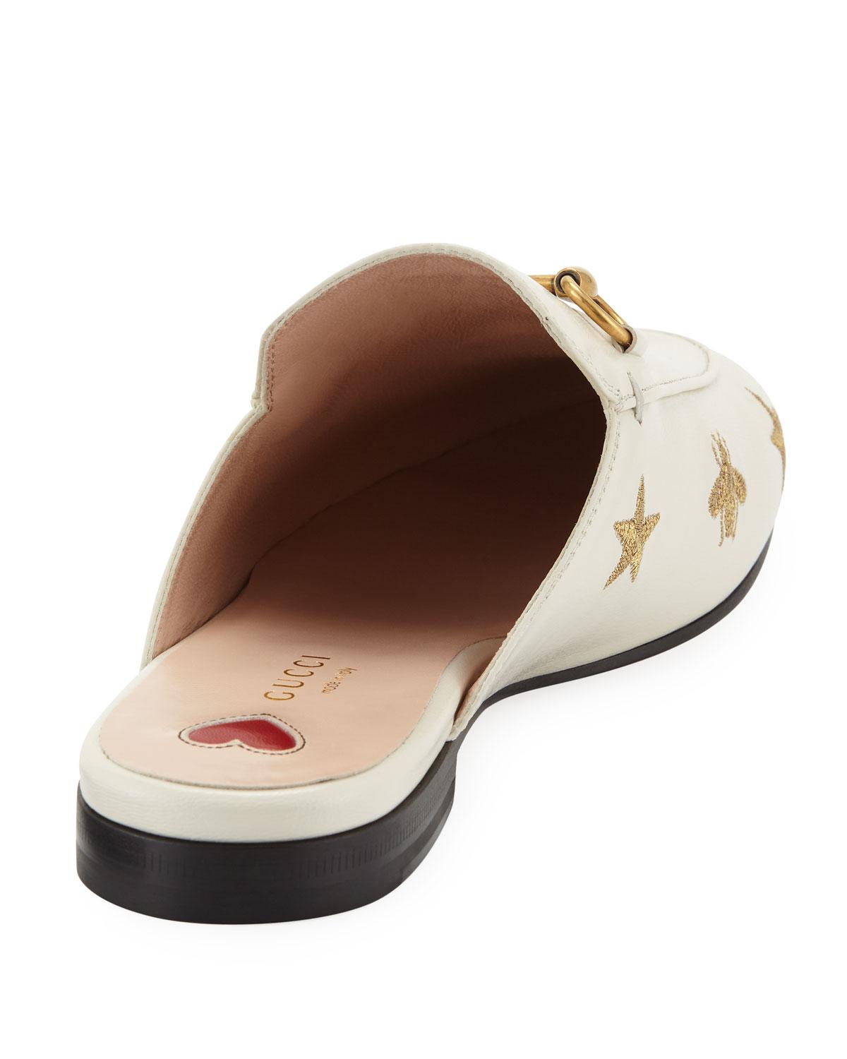 gucci bee mules