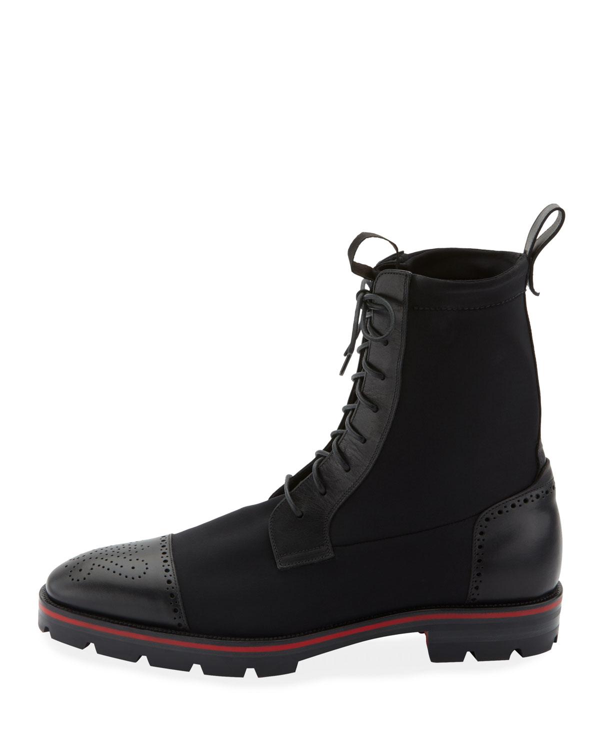 louboutin boots mens