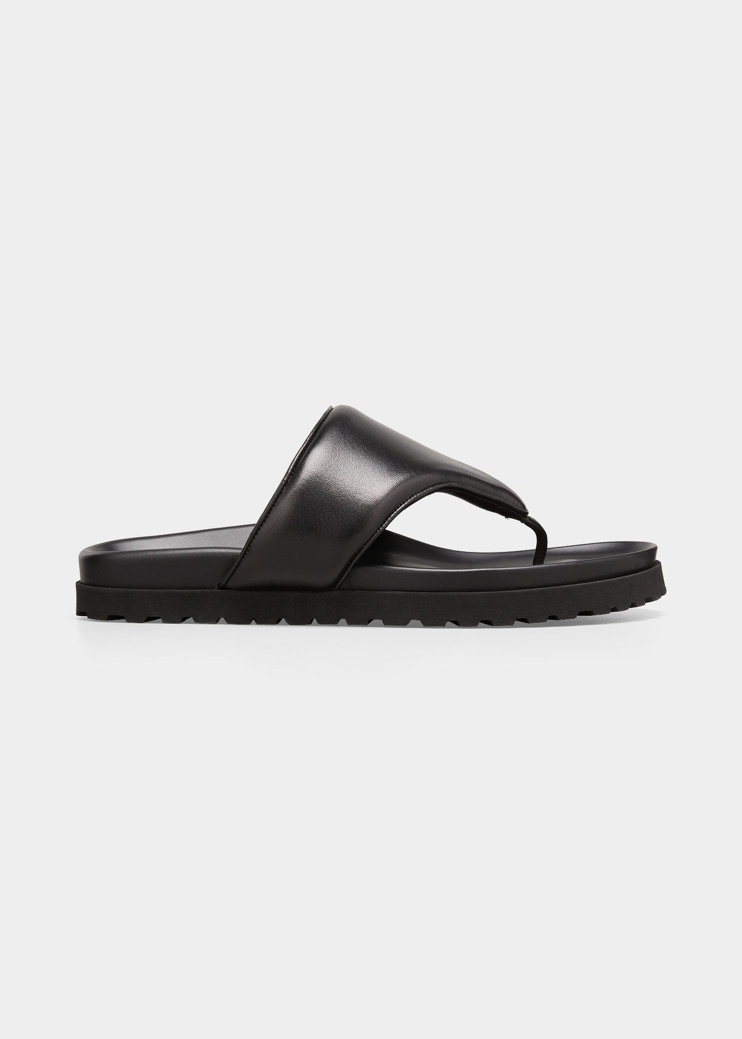 GIA X PERNILLE Napa Thong Flip Flop Sandals in Black | Lyst