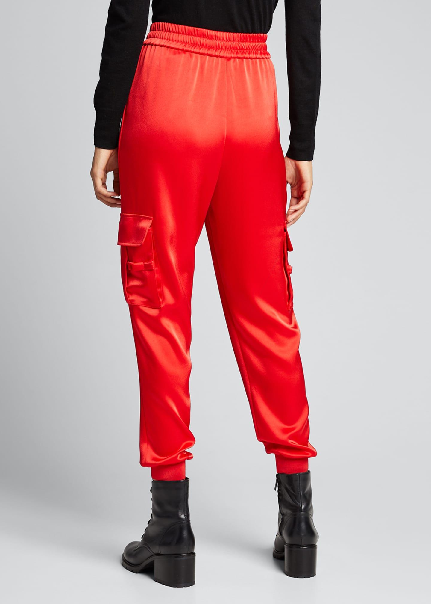 alice and olivia red pants
