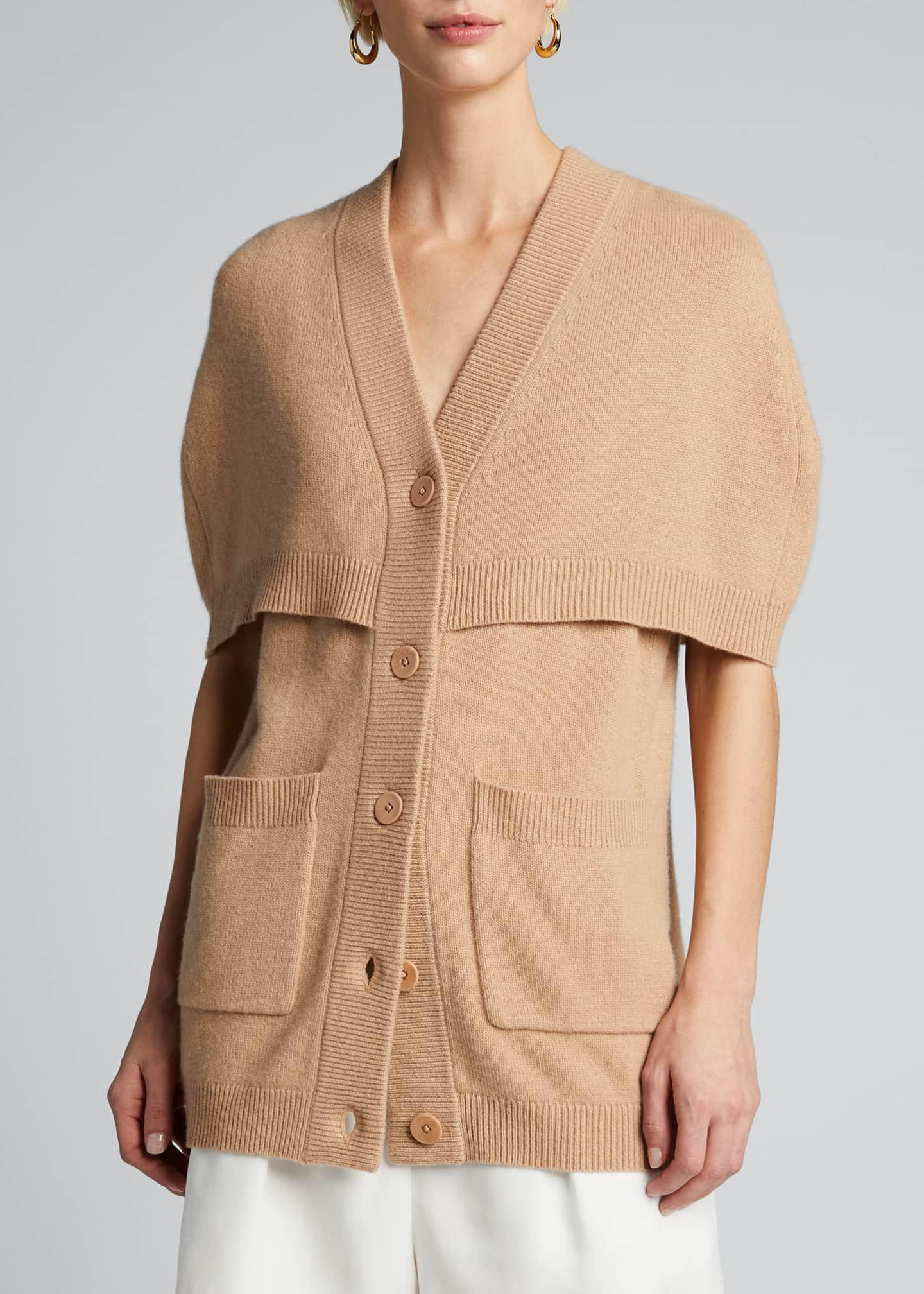 tibi cape cardigan