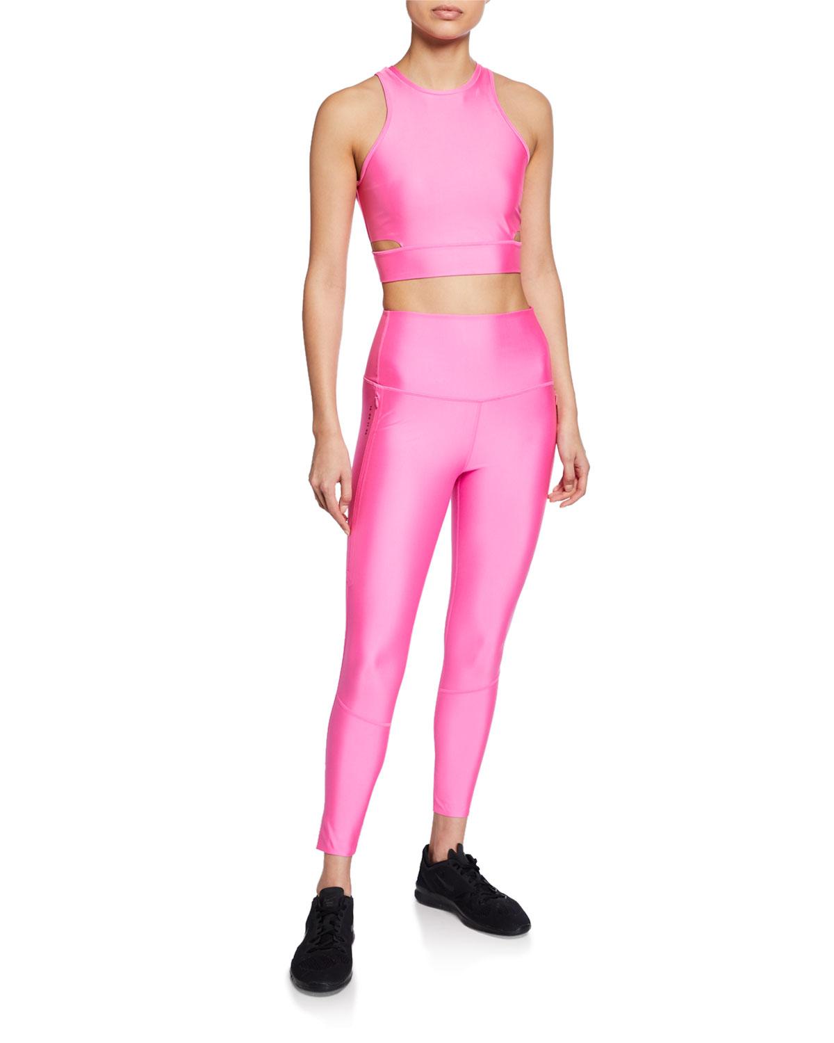 nike neon pink leggings