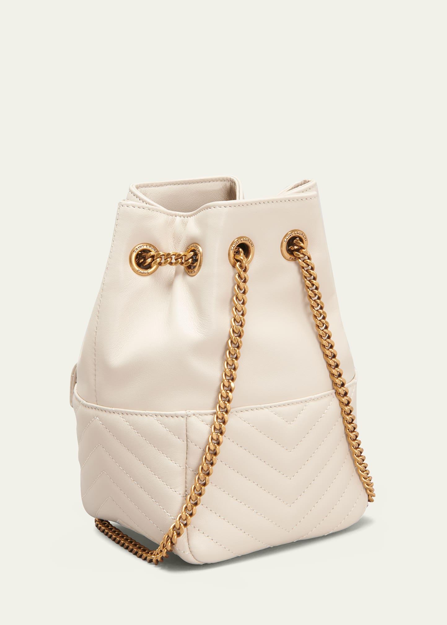 Toutou Quilted Bucket Bag, Luxury Brand Crossbody Bag with Chain Strap, Exquisite and Stylish Large