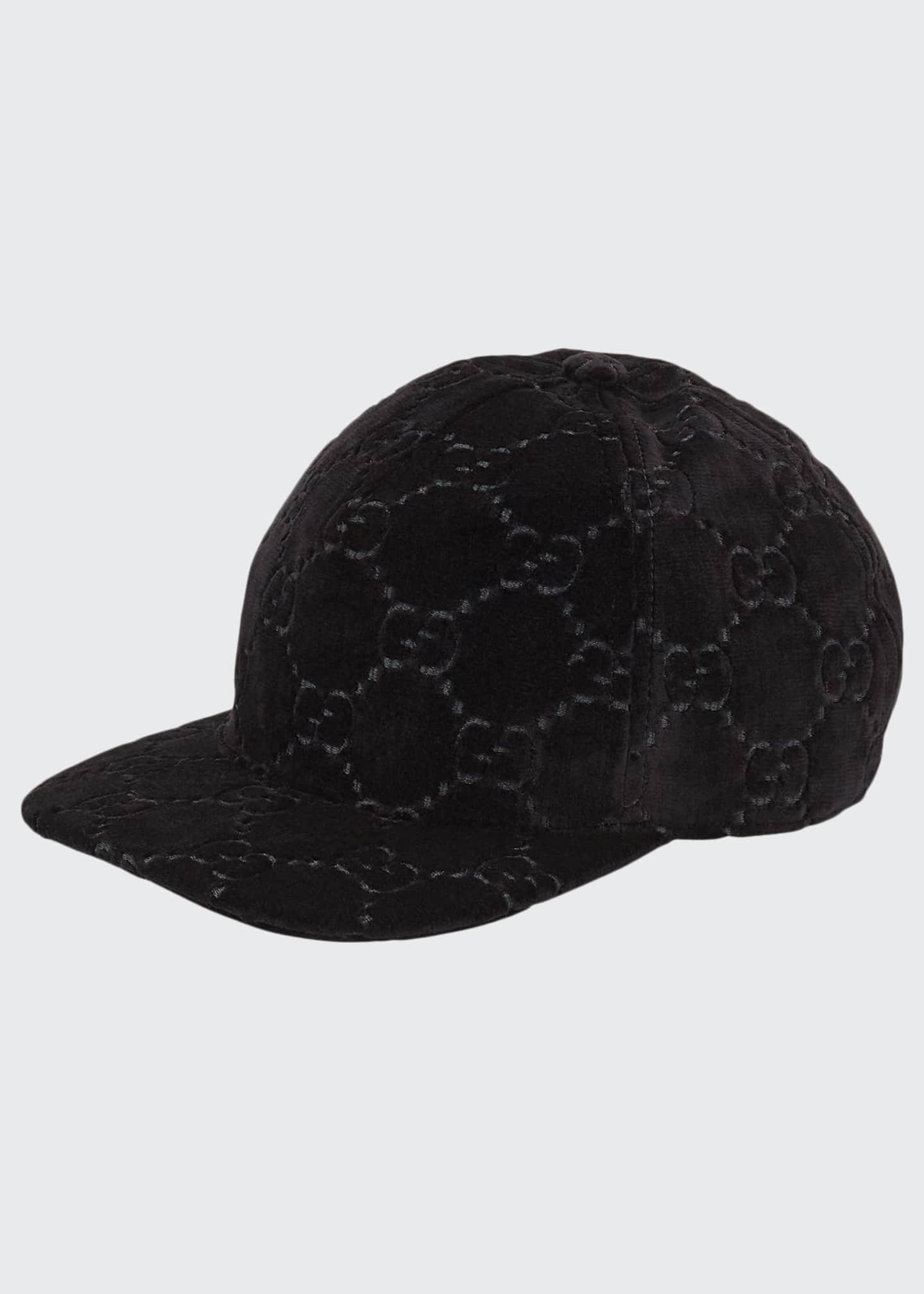 gucci velvet baseball hat
