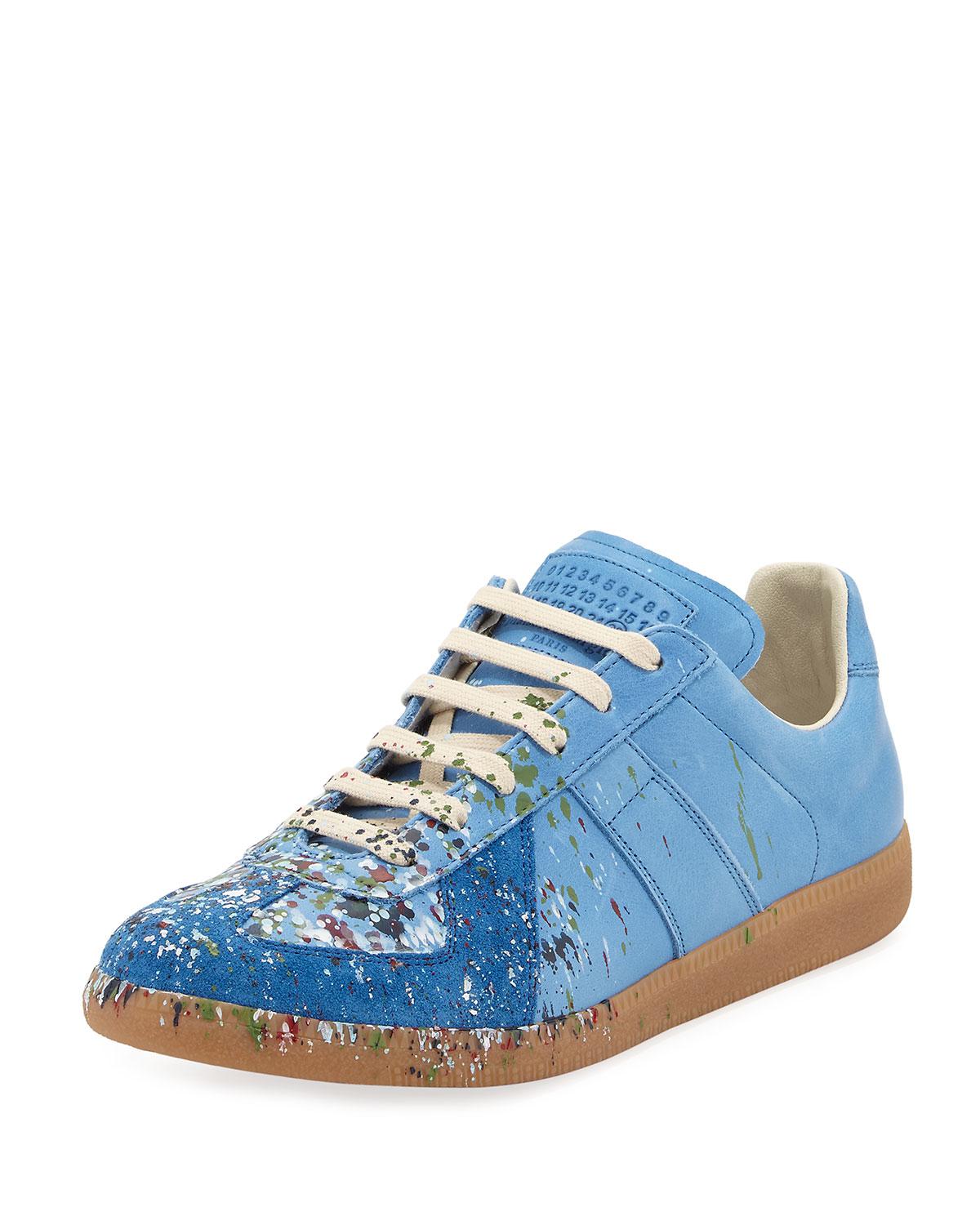 margiela blue sneakers