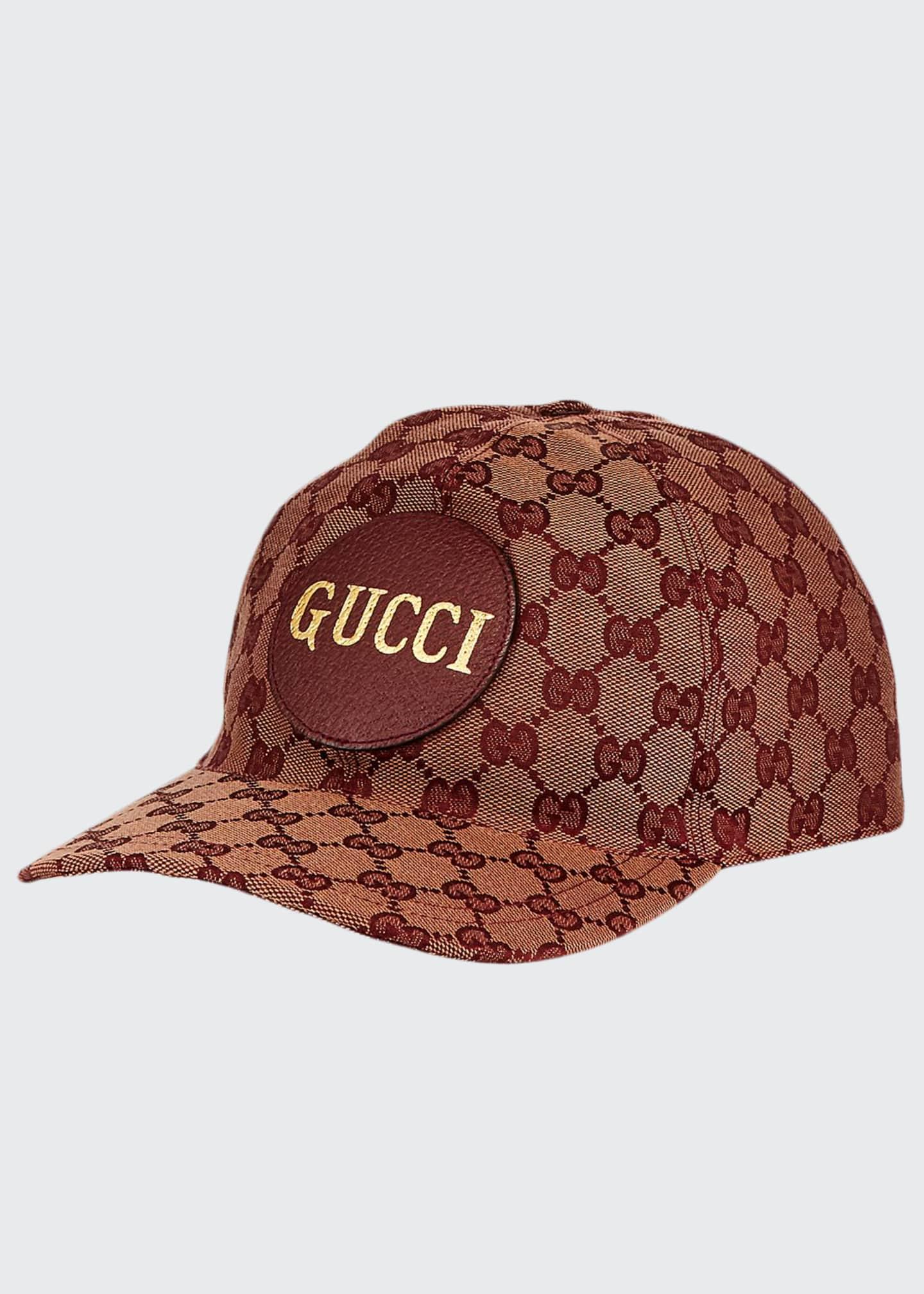 Gucci GG Logo Baseball Cap in Red