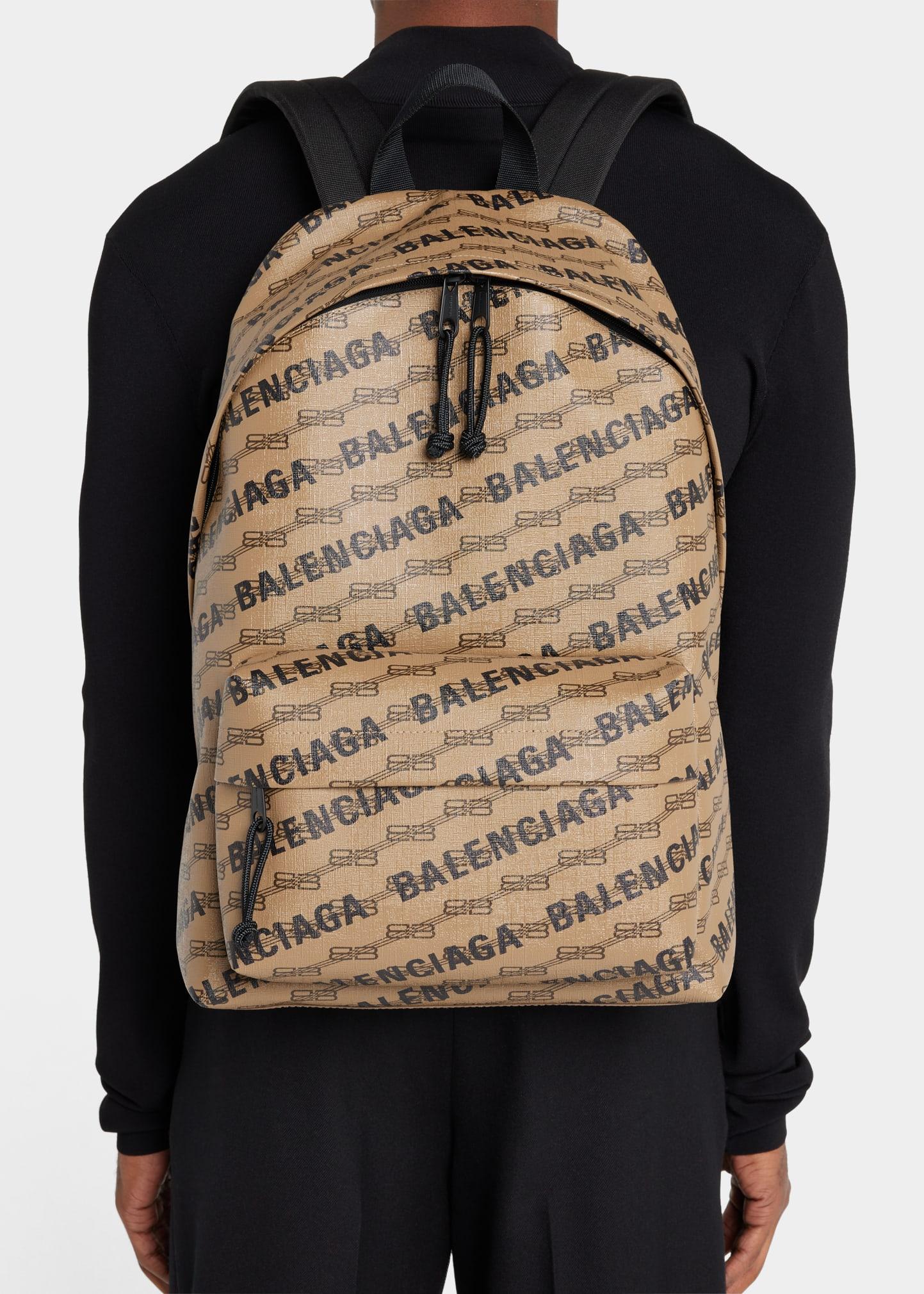 canvas chanel backpack vintage