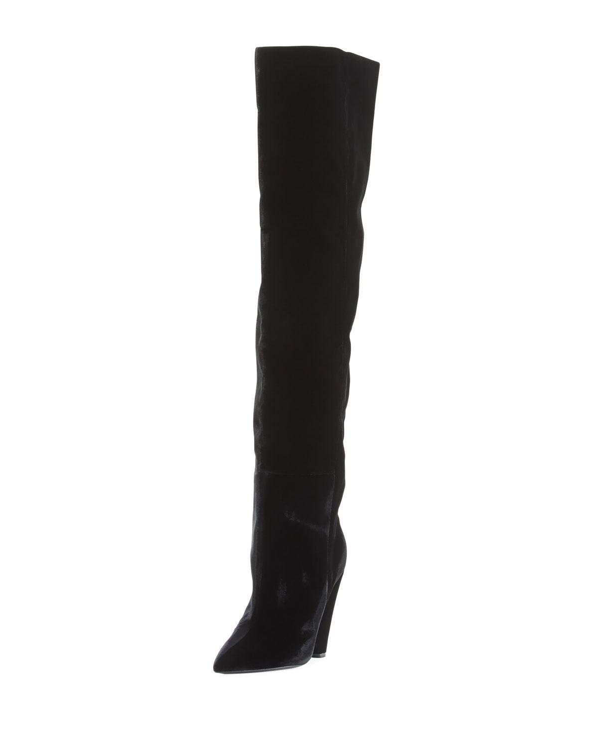 saint laurent tall boots