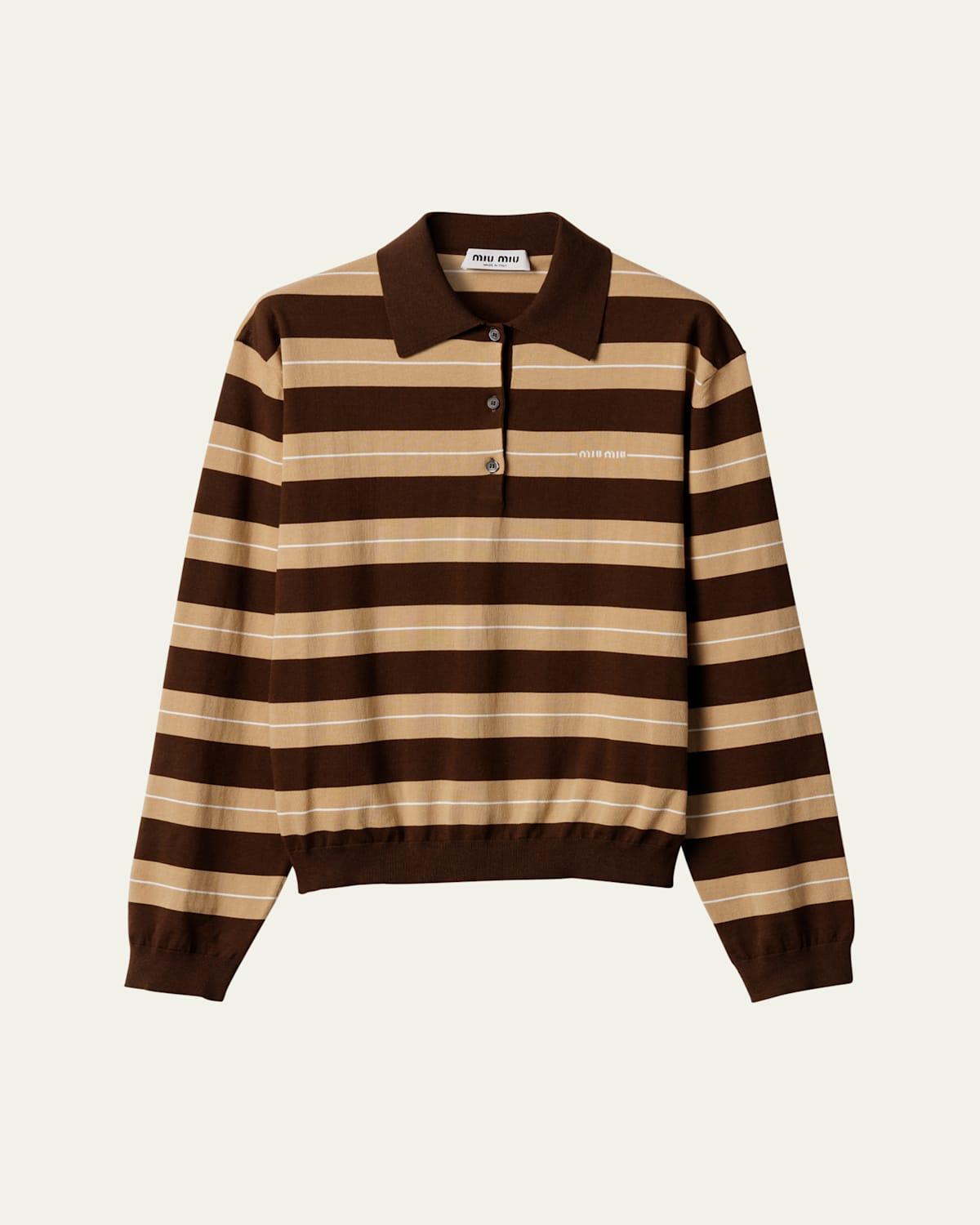 Miu Miu Long-sleeved tops for Women | Online Sale up to 33