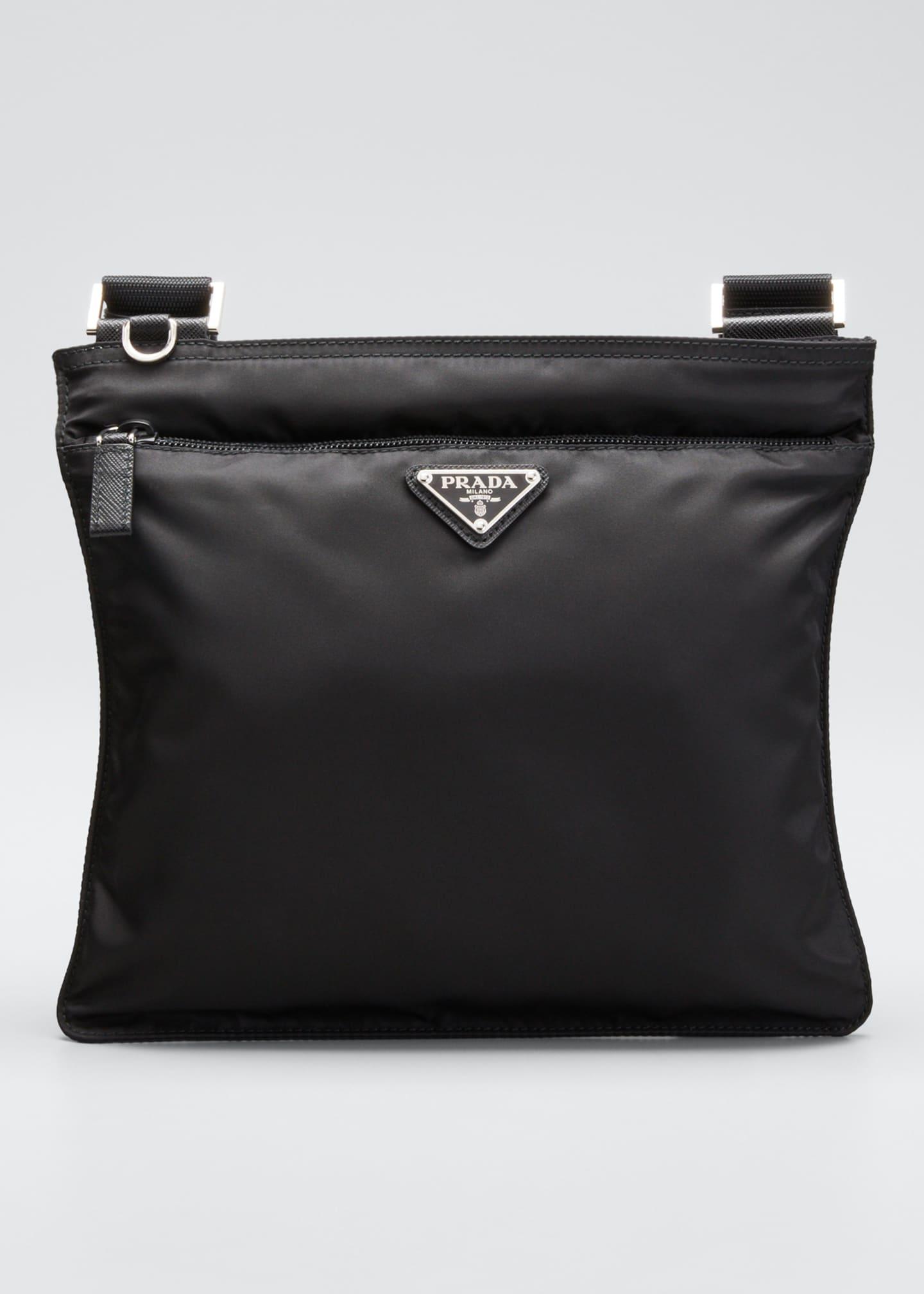Prada Small Nylon Crossbody Bag in Black - Save 9% - Lyst