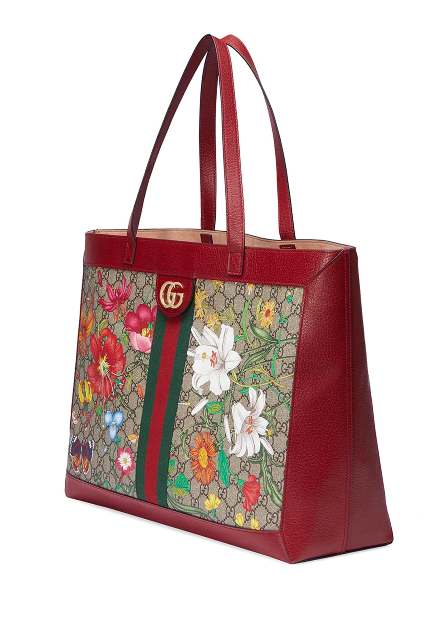 gucci red flower bag