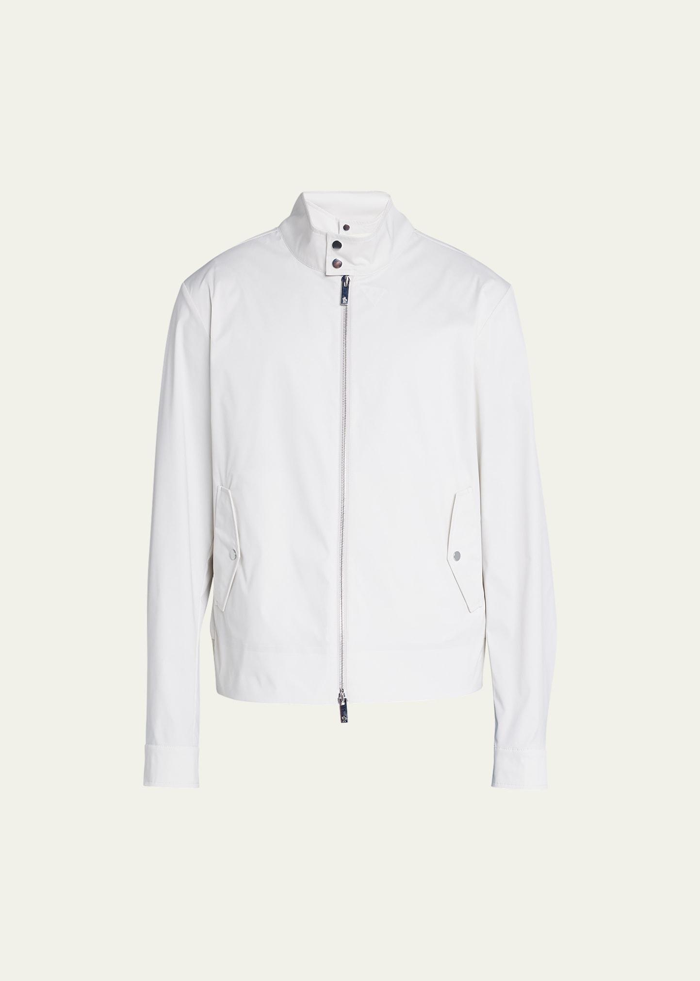 Moncler Cathala Harrington Jacket in White for Men | Lyst