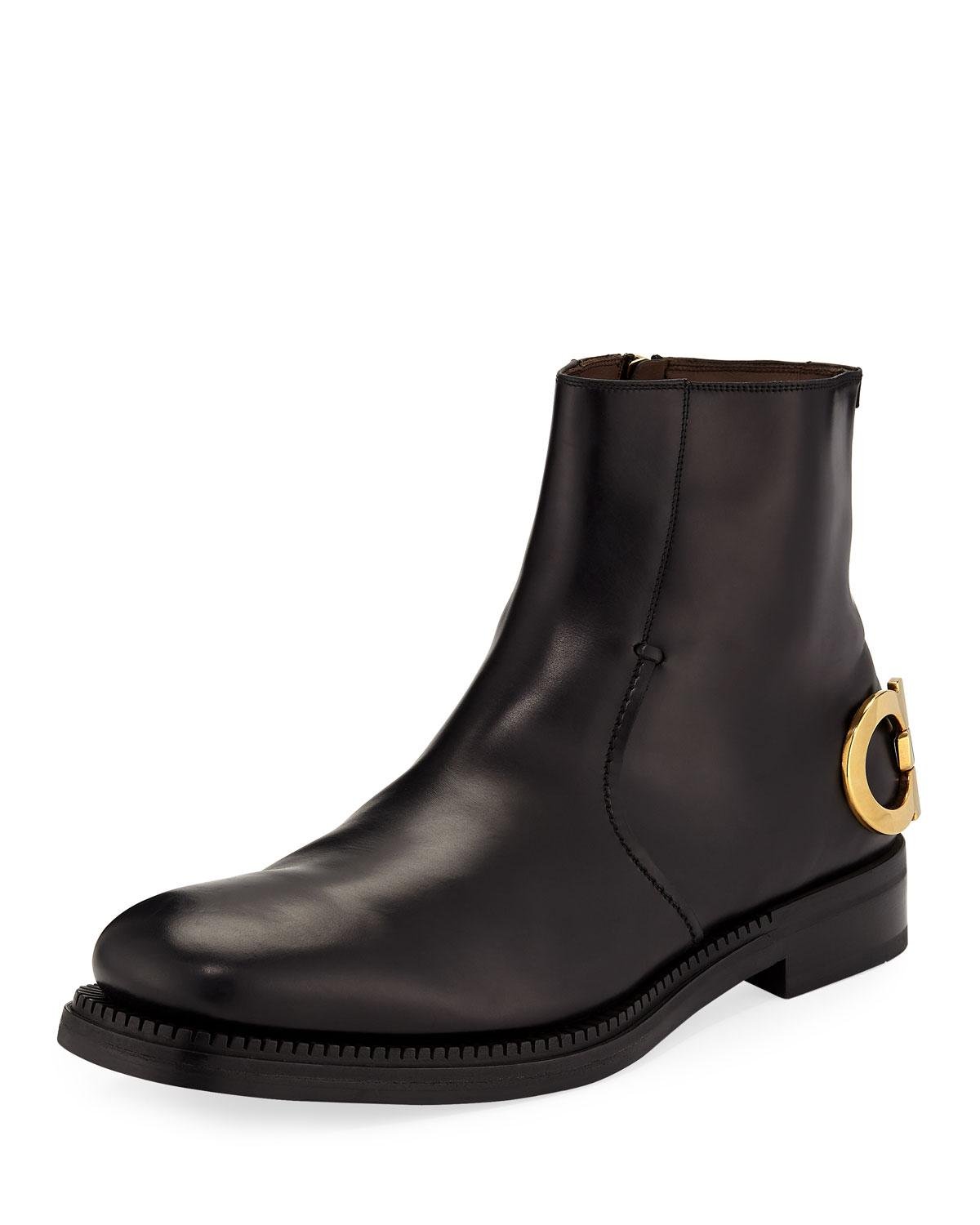 ferragamo gancini boots