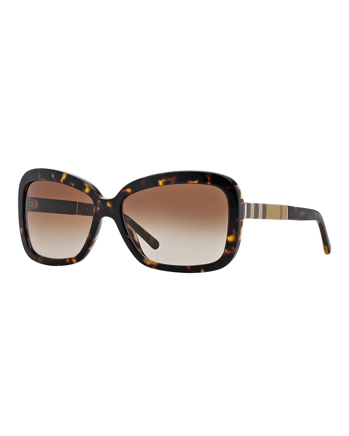 Lyst Burberry Be4173 58mm Square Sunglasses in Brown