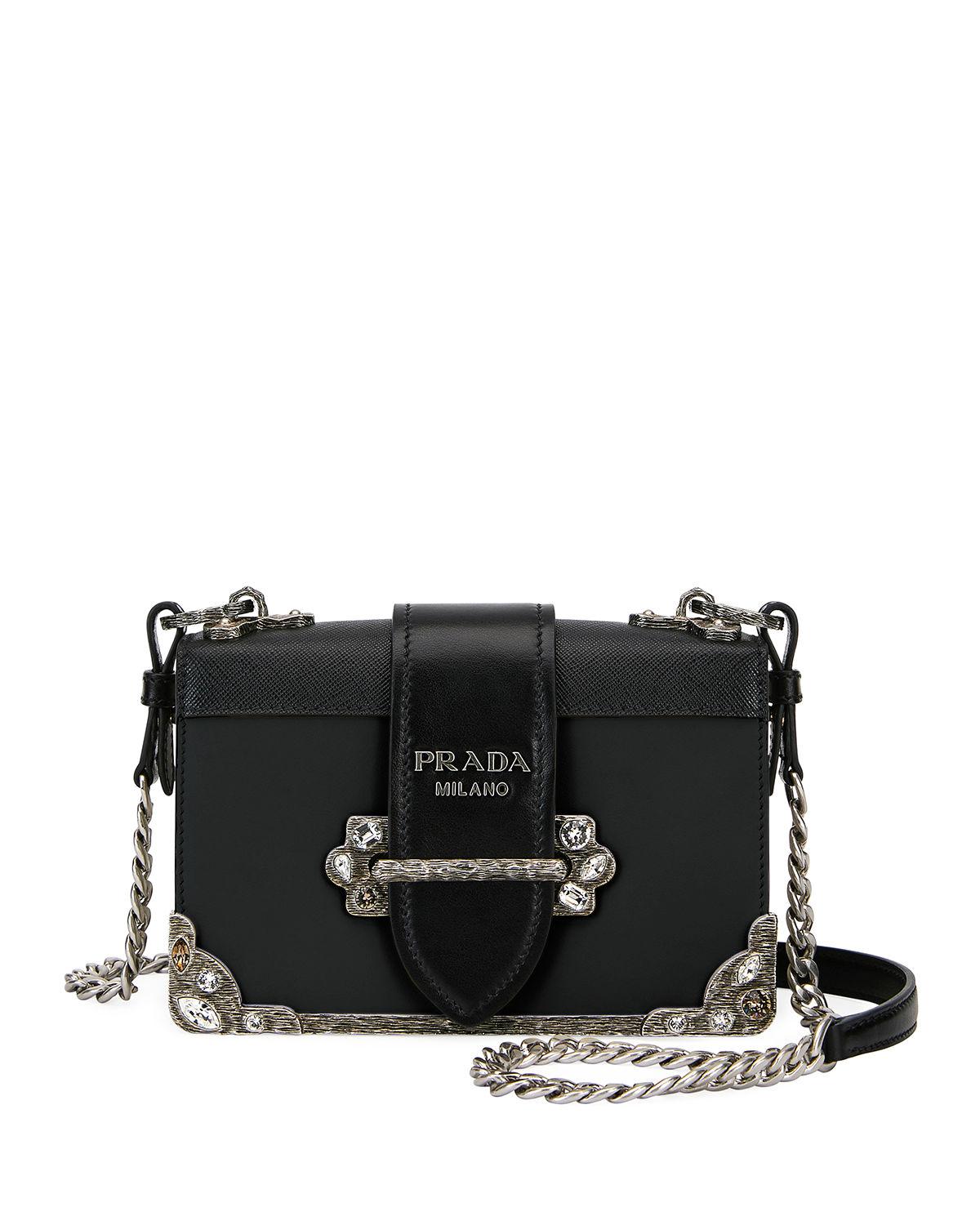 prada embroidered bag
