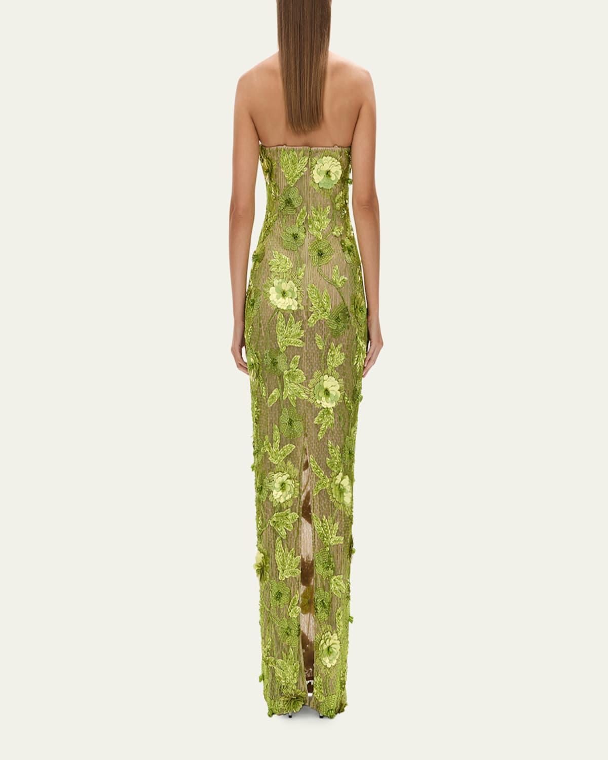 rachel gilbert green beaded dress Rachel Gilbert Fashion Collections For Women
