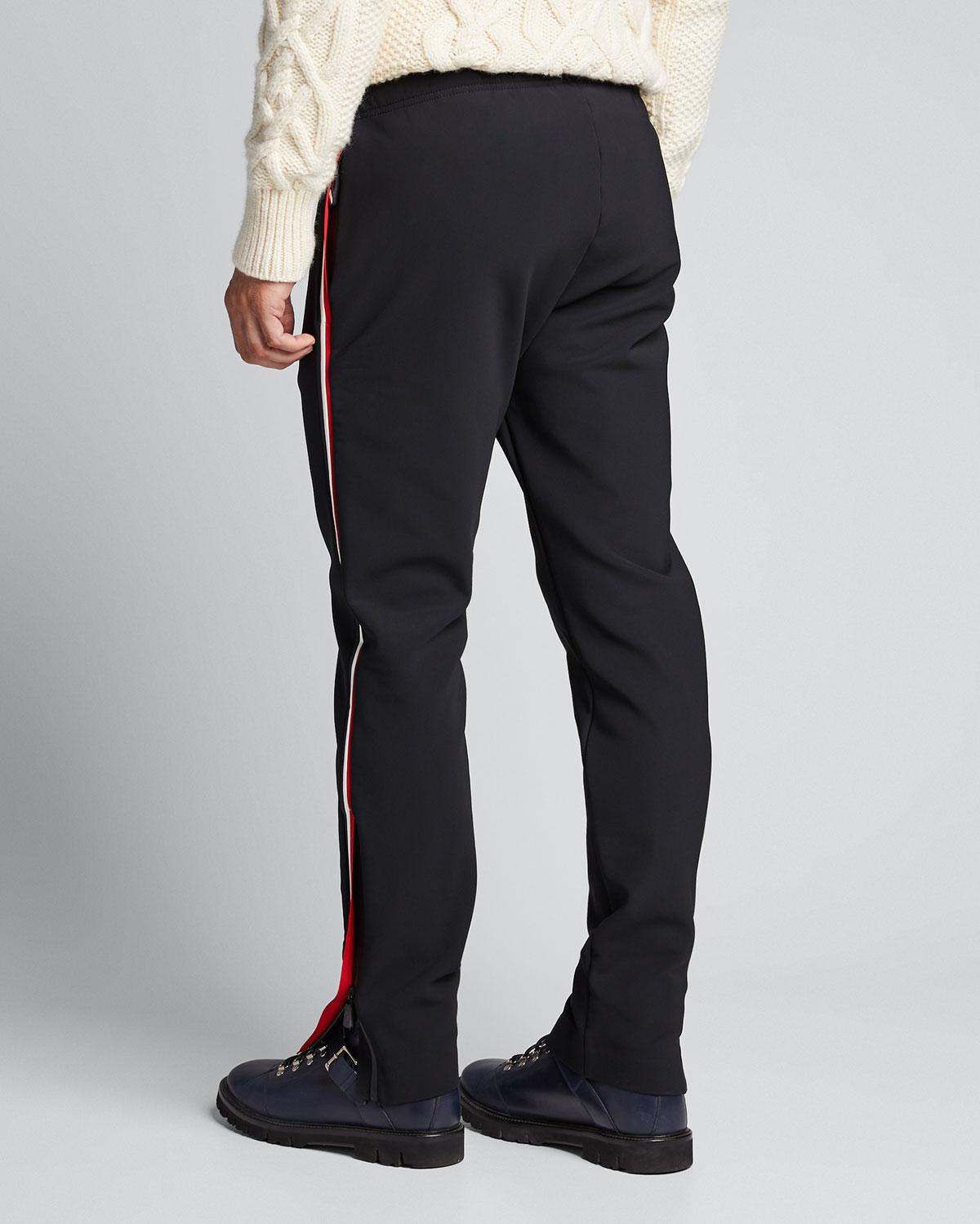 mens track pants straight leg