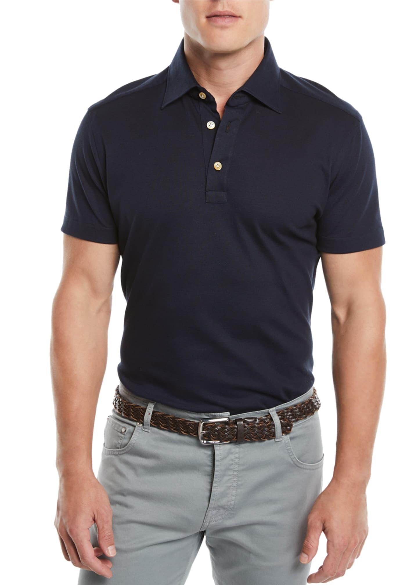 mens polo oxford shirt