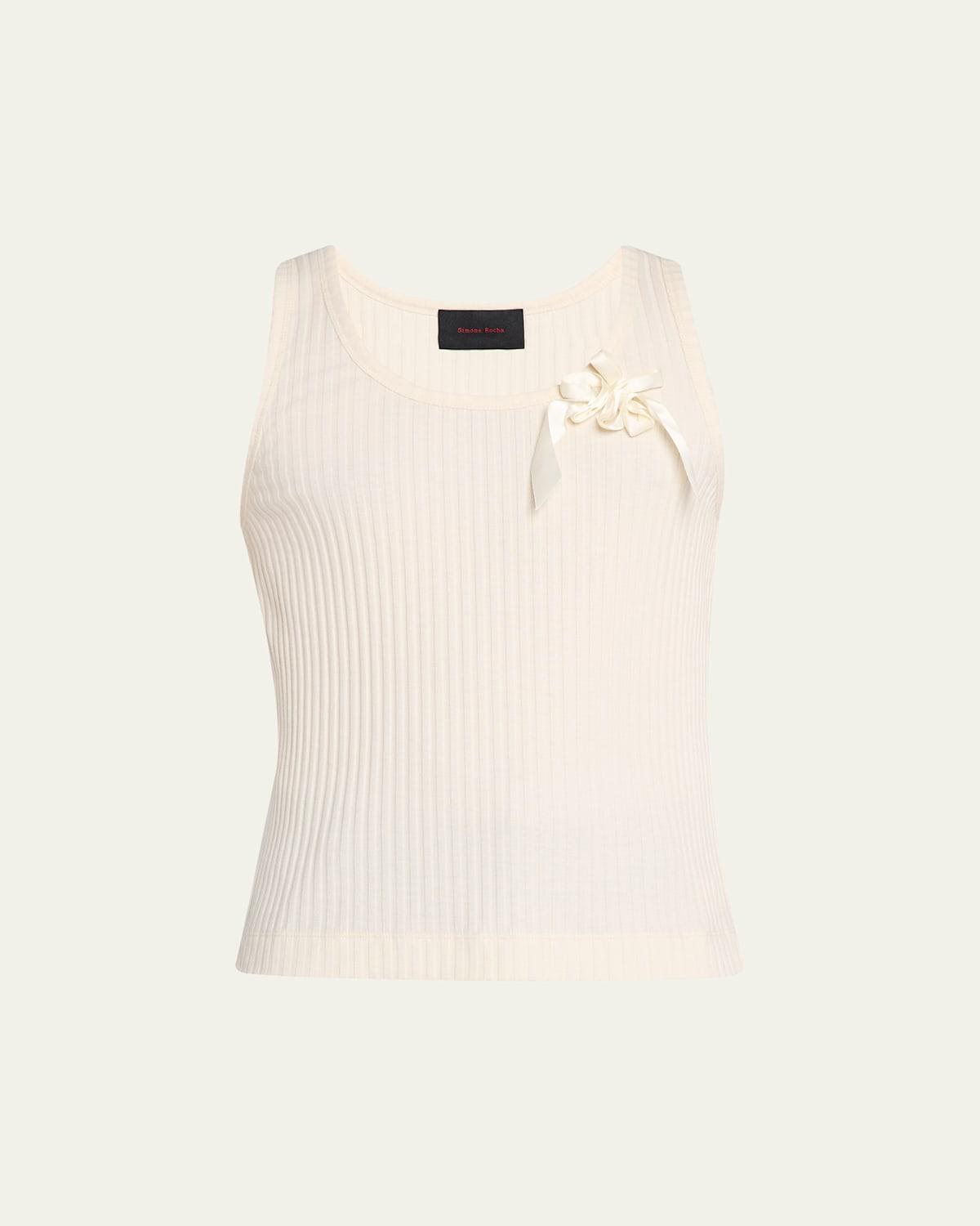 R♡さん専用simone rocha リボン付きタンクトップ R♡さん専用simone rocha リボン付きタンクトップ
