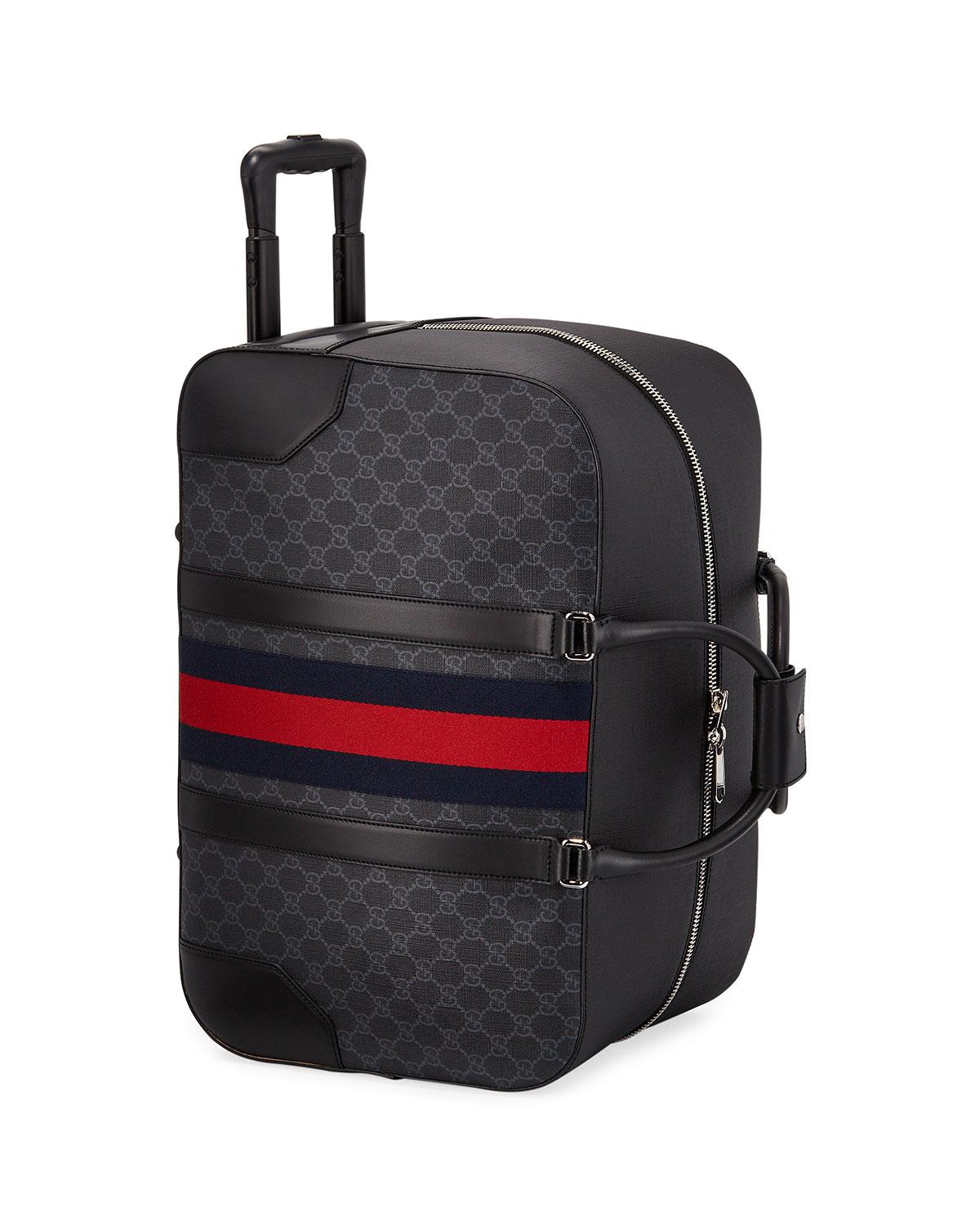 Gucci GG Supreme Carry On Duffle Bag - Black Weekenders, Bags - GUC1349059