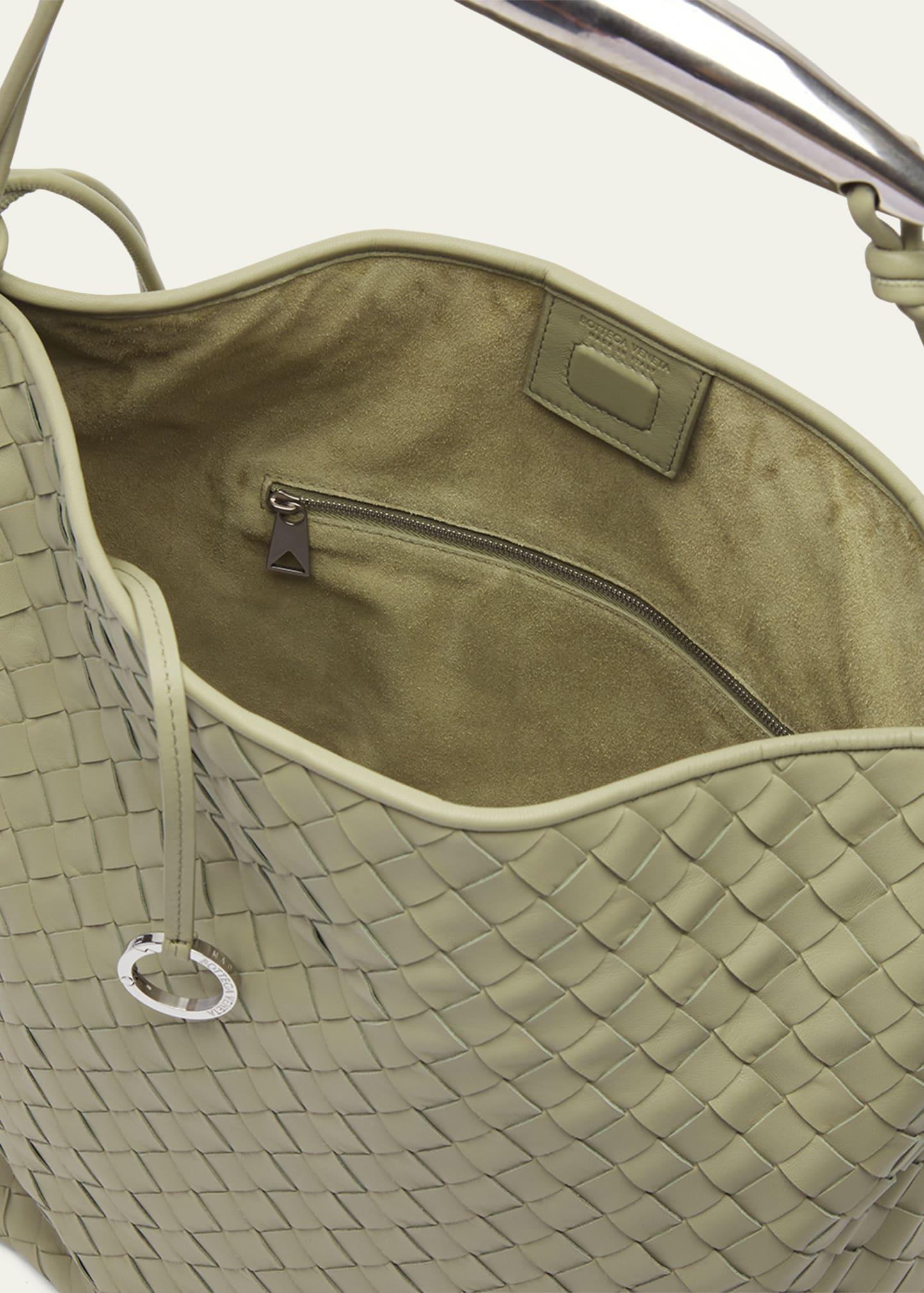 Bottega Veneta Sardine Large Intrecciato Leather Hobo Bag