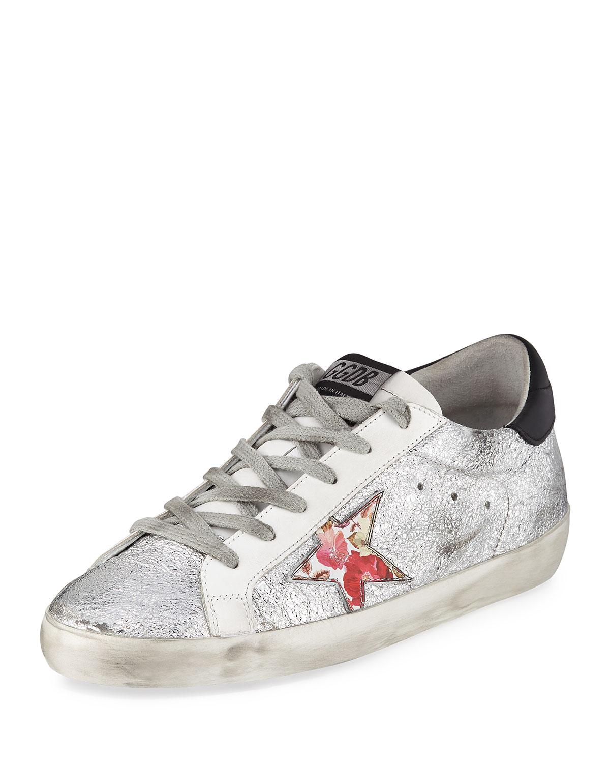 golden goose deluxe brand superstar metallic sneaker
