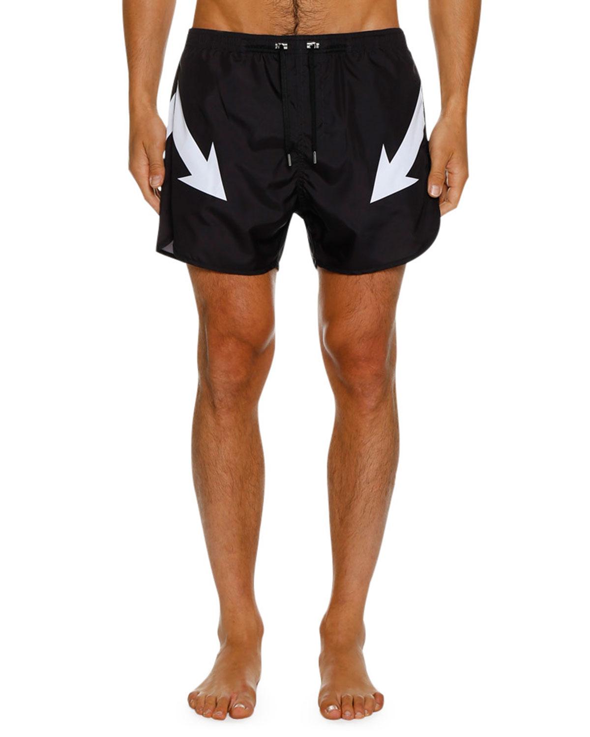 Mens Beach Swim Trunks Nebula Star Field Boxer Swimsuit Underwear Board Shorts with Pocket