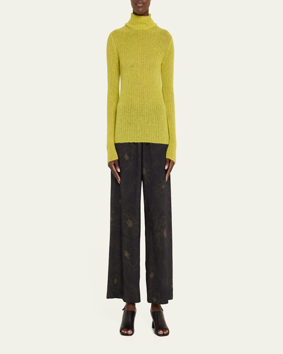 Dries van noten yellow turtleneck clearance