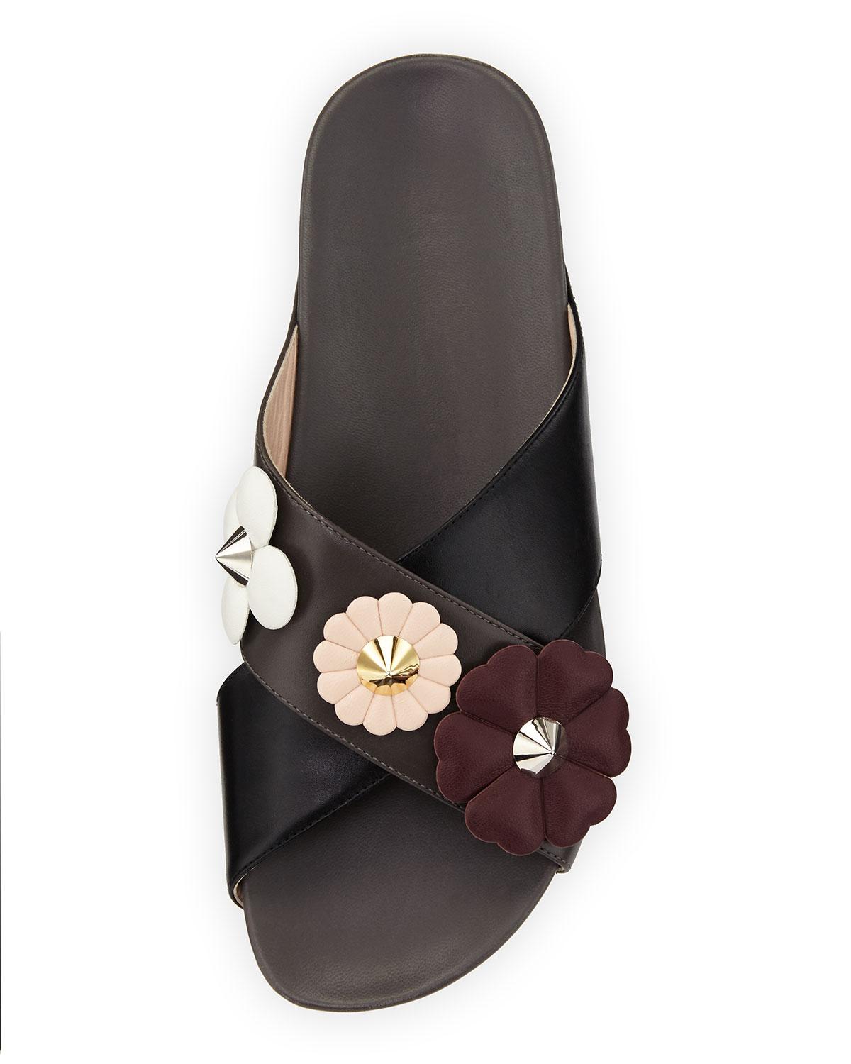 fendi criss cross slides