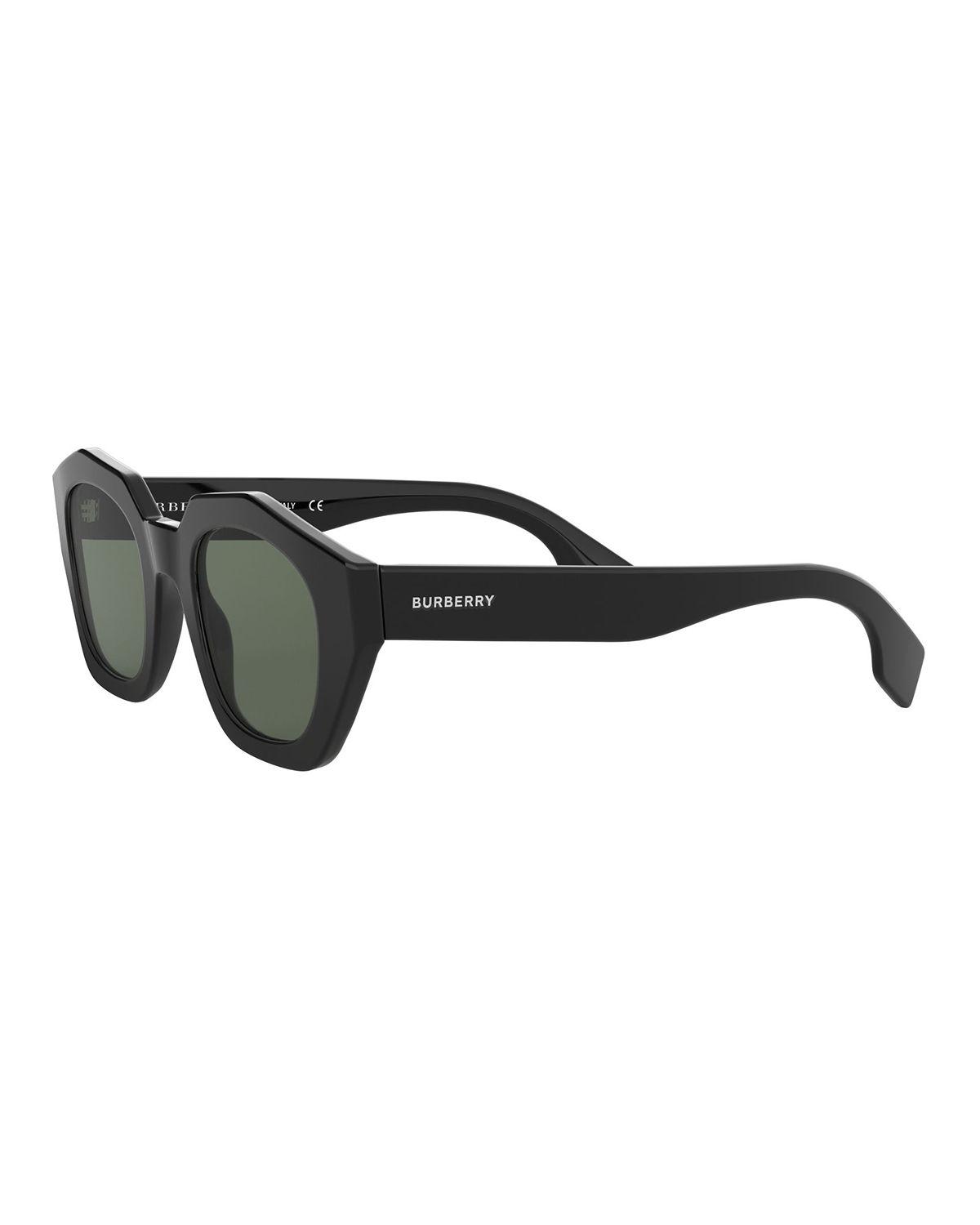 Burberry Be4288 Irregular-frame Check Sunglasses | Lyst